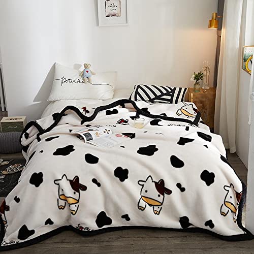 Premium Korean Mink Blanket - Queen Size 80x90 Inches, 8 lbs Heavy Weight Fleece, Ultra Soft & Warm 2-Ply Design, Blue Cat Family Print Raschel Bed Blanket for Cozy Nights | Perfect for Bedroom, Sofa, Winter Use & Gift Giving