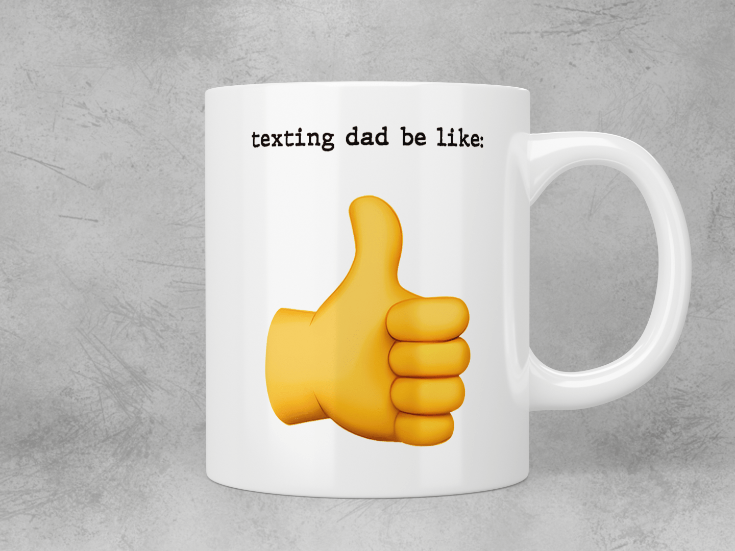 Funny Texting Dad Coffee Mug - Best Gift for Father's Day, Birthday - Perfect for Office, Home & Gifting