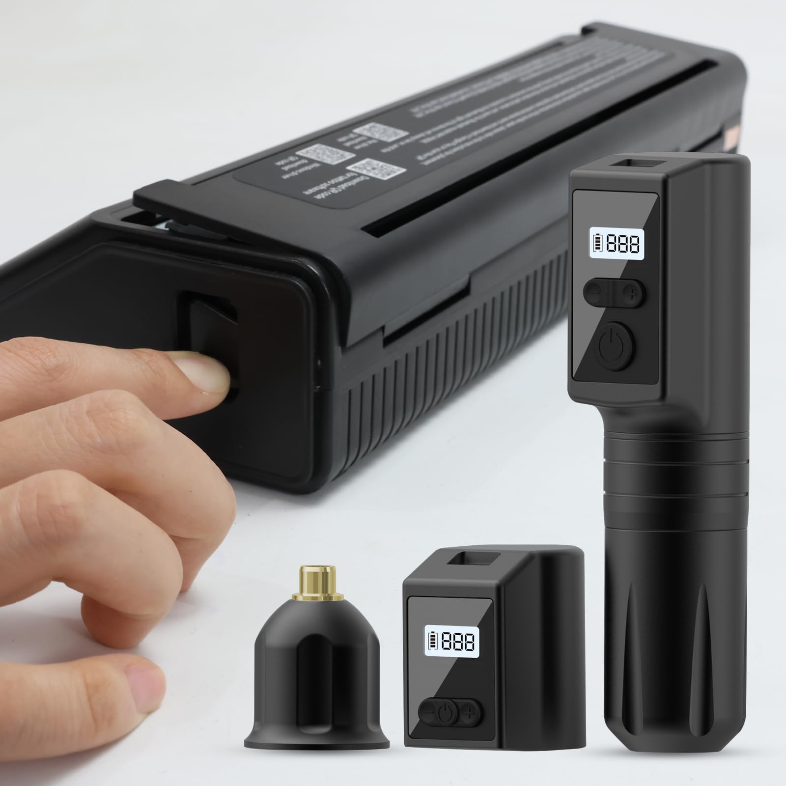 Professional Wireless Tattoo Machine Kit with Portable Stencil Printer - Perfect for Tattoo Artists, Home Studios & Beginners | DIY Tattoo Design & Practice Equipment