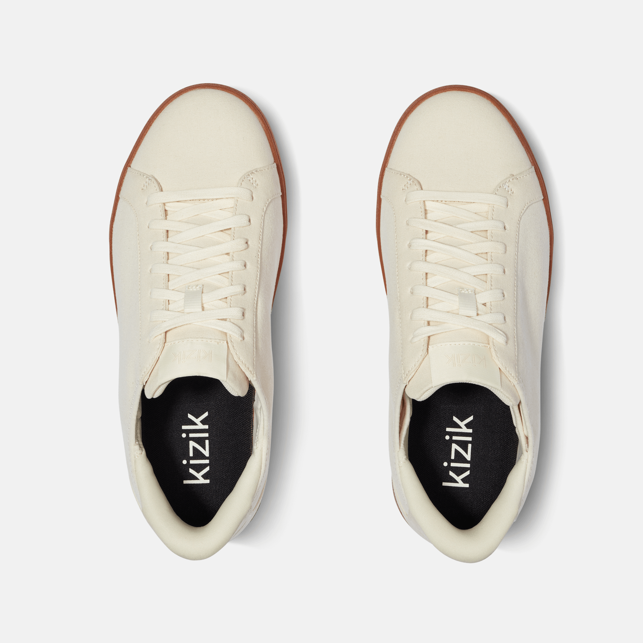 Men's Irvine Sneakers - Pristine White & Gum Sole - Casual Walking Shoes for Men | Perfect for Everyday Wear, Gym & Outdoor Activities