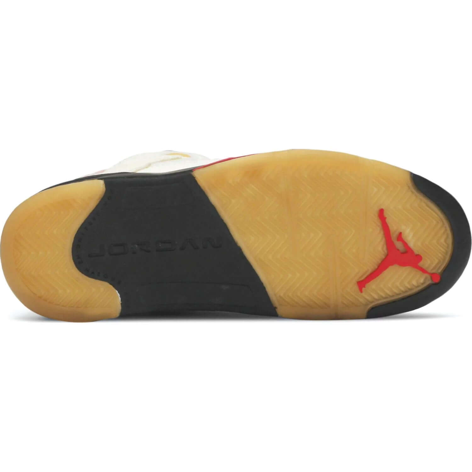 Off White x Air Jordan 5 Retro SP PS 'Sail' Sneakers - Men's Limited Edition Basketball Shoes - Perfect for Streetwear & Sneaker Collectors