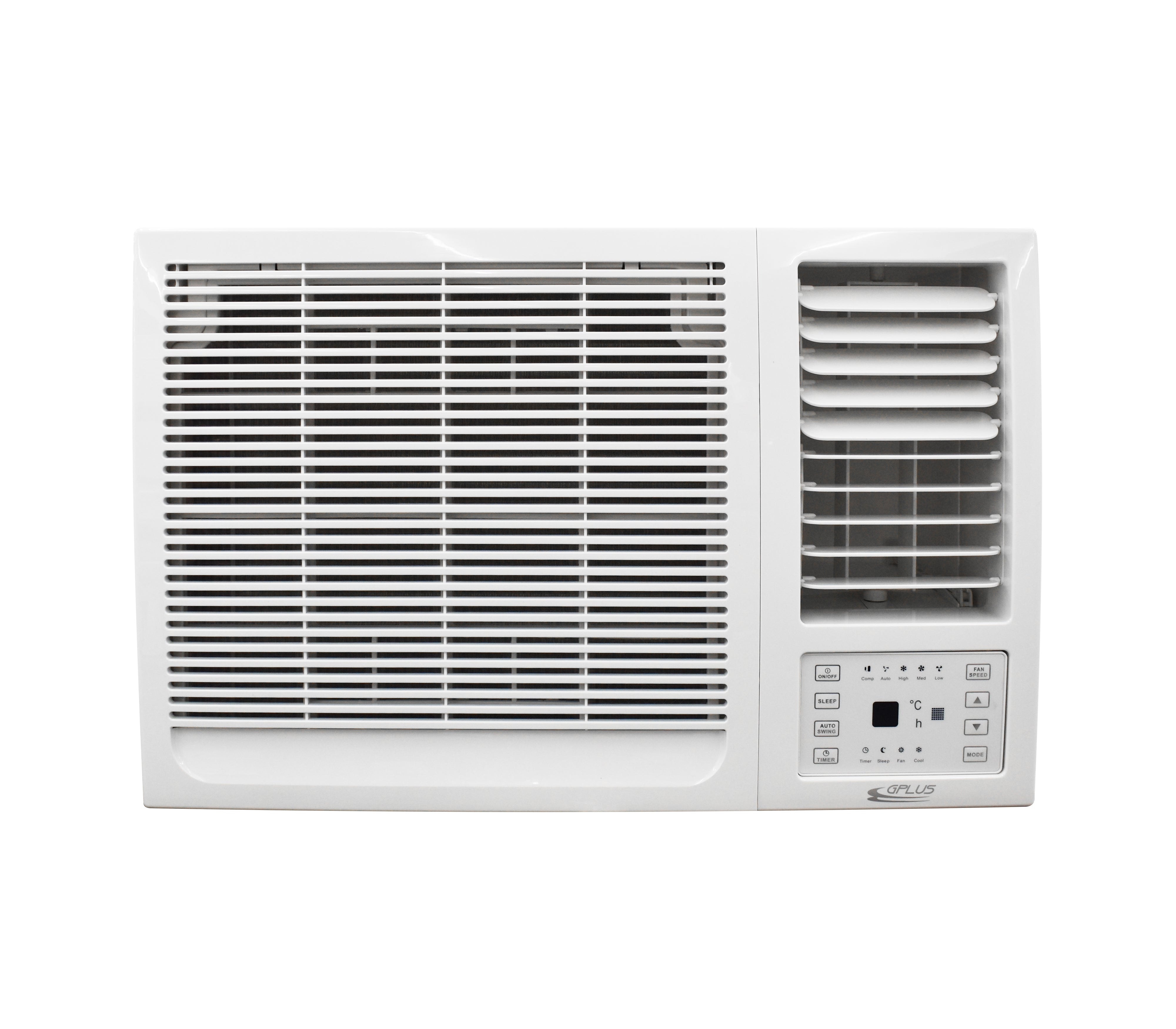 Gplus 18000 BTU 220V Window Air Conditioner with Remote Control - Perfect for Cooling Large Rooms, Bedrooms & Offices