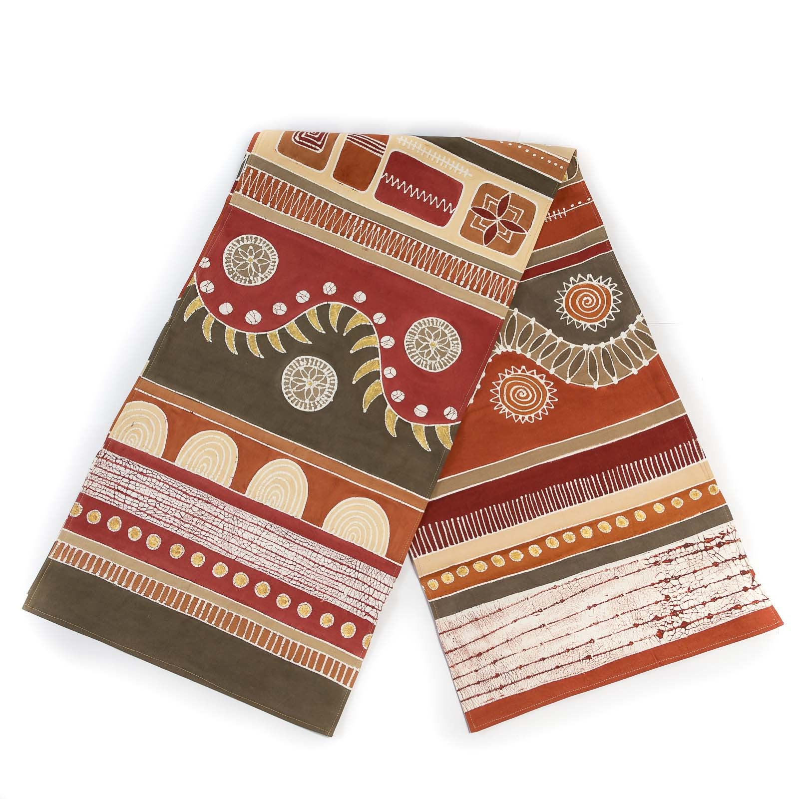 Elegant Mali Sienna Table Runner - 72