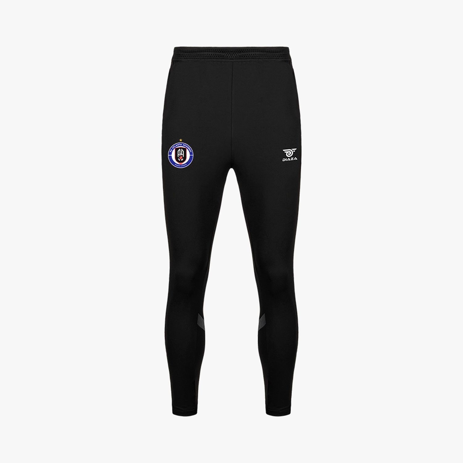 FC Atlanta Tunnel Pants - Black & Gray - Men's Lightweight Joggers for Running, Workout & Casual Wear
