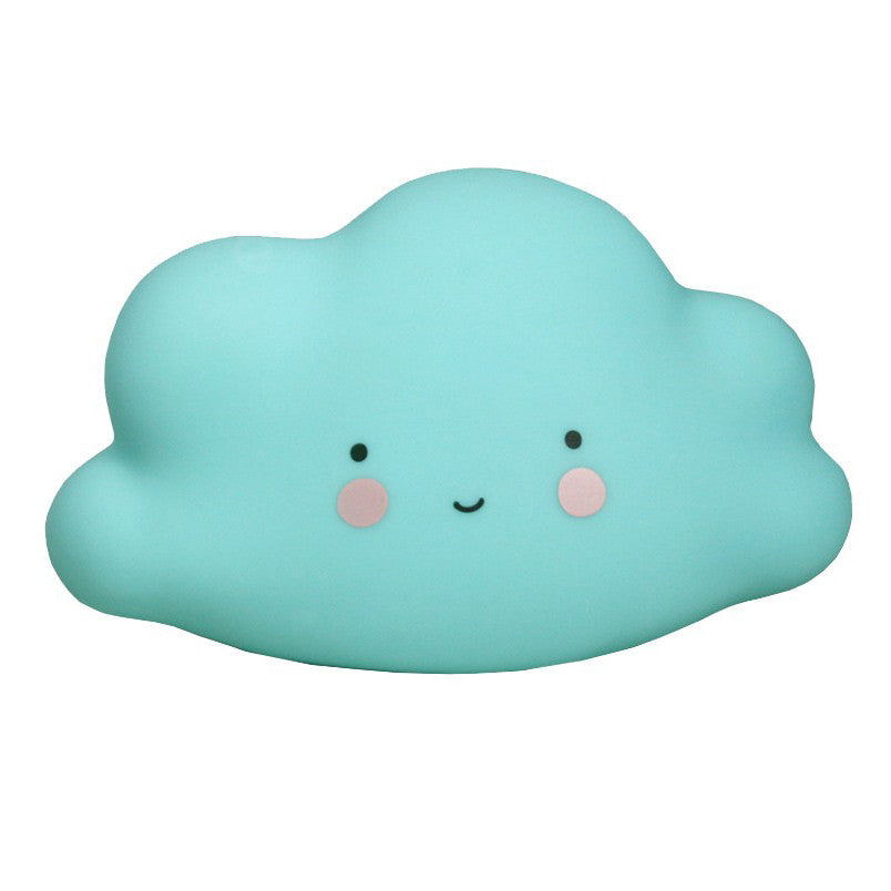 Mini Cloud Night Light - Soft Blue LED Nursery Light for Kids Room, Baby Bedside Lamp, Calming Nightlight for Bedrooms & Nurseries - Perfect for Sleep Time & Relaxation