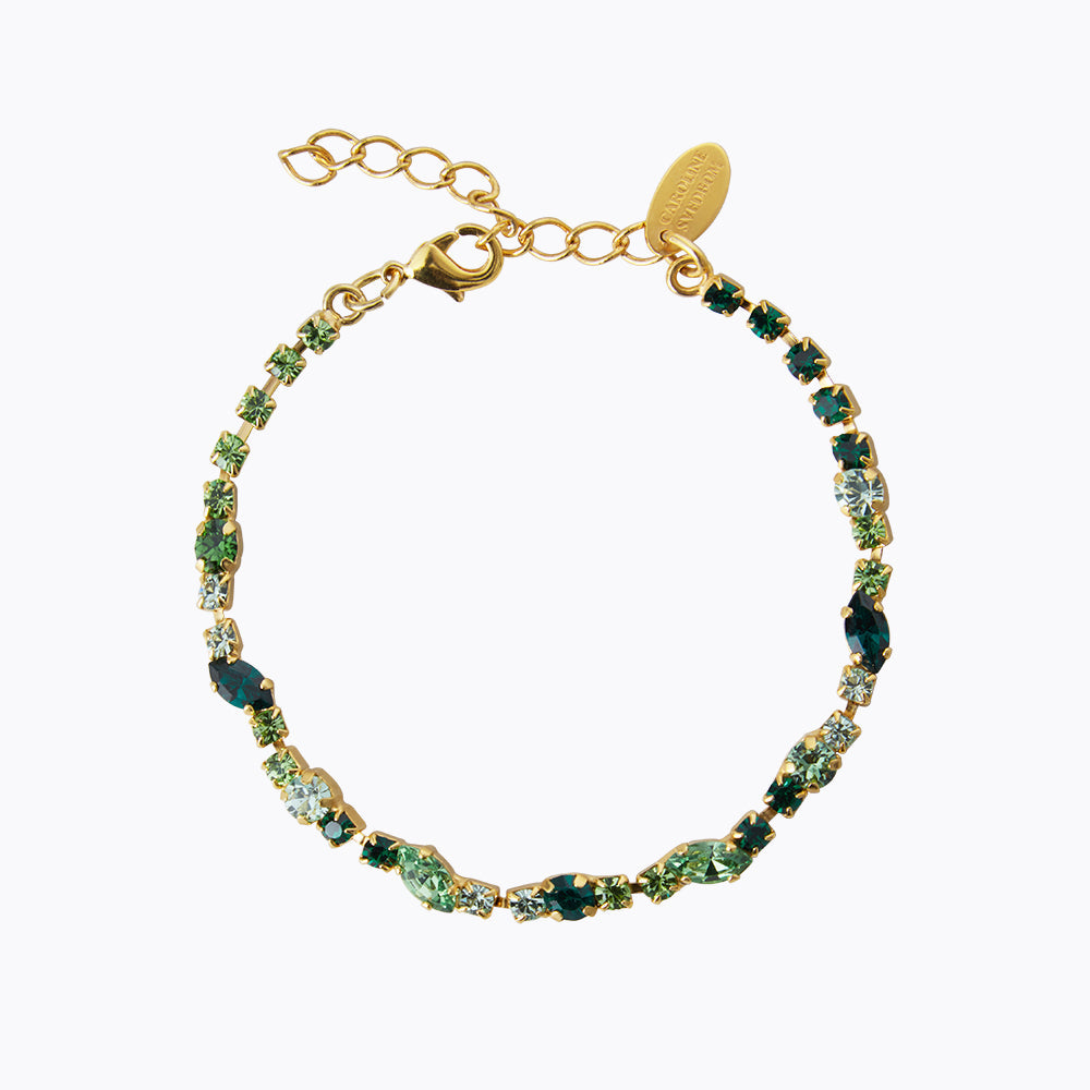 Antonia Green Bracelet Set - Elegant Stackable Beaded Jewelry for Women | Perfect for Everyday Wear, Gifts & Special Occasions