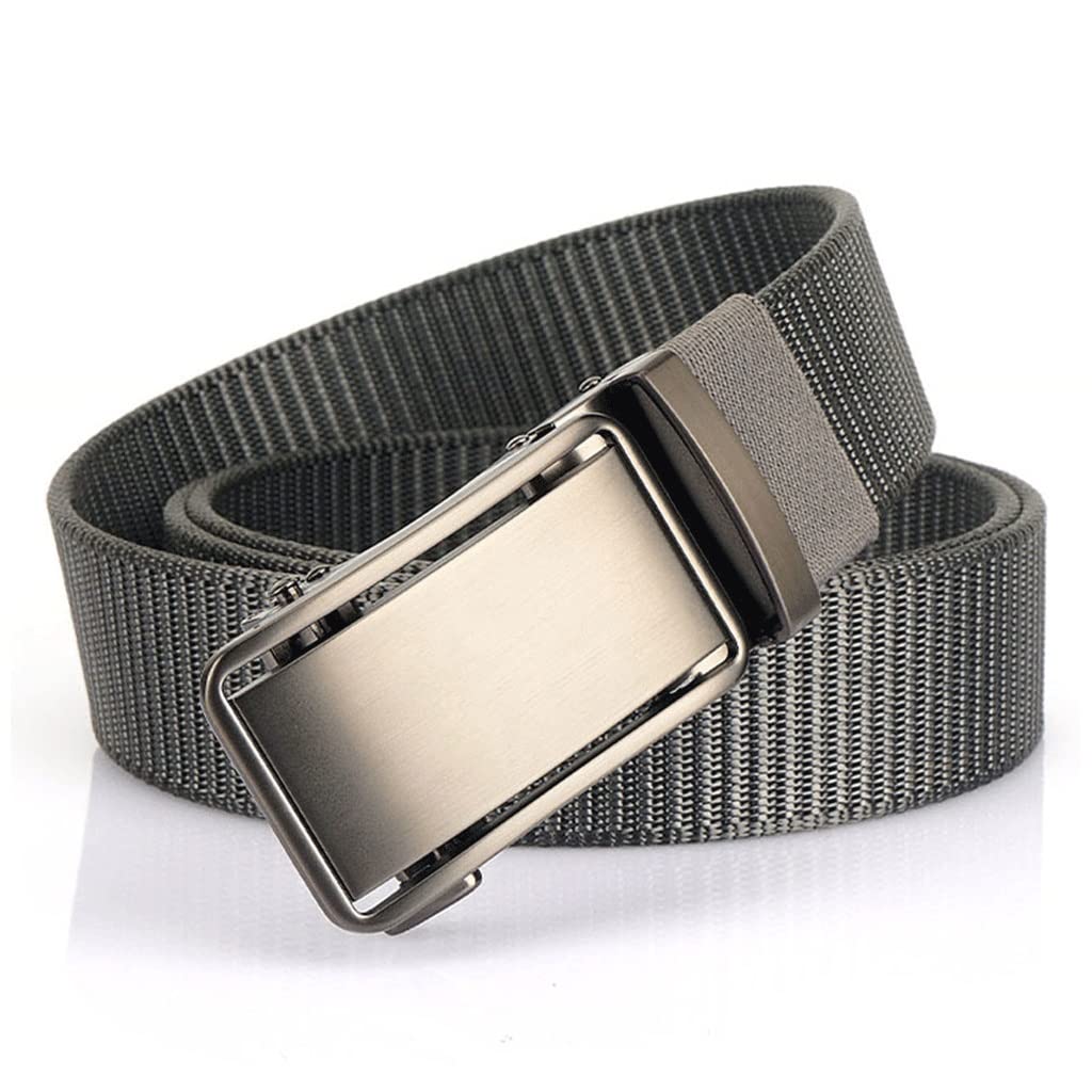 ZYKBB Tactical Belt for Men - Heavy Duty 1200D Nylon with Alloy Quick Release Buckle - Adjustable Outdoor Sports Belt for Hiking, Camping & Work (Gray, 120cm) - Perfect for Military, Police & Everyday Use