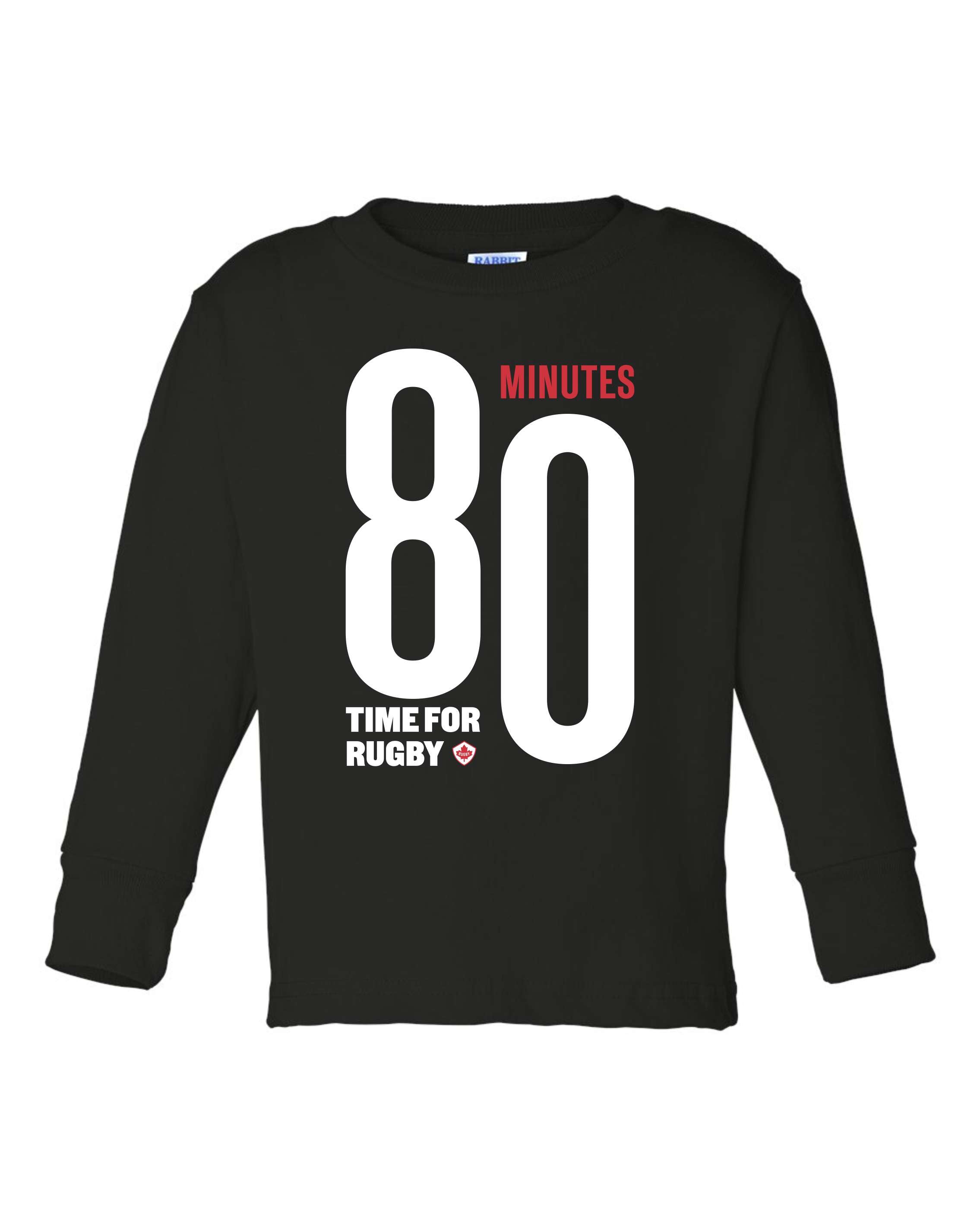 Rugby Toddler Long Sleeve Shirt - Soft Cotton Jersey Top for Boys & Girls - Perfect for Playtime, Sports & Casual Wear