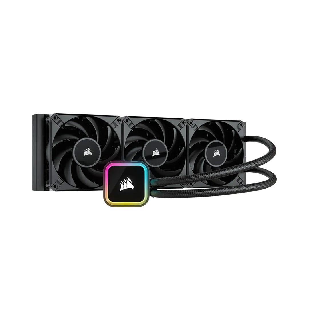Corsair iCUE H150i RGB ELITE 360mm Liquid CPU Cooler - High Performance RGB Water Cooling System for Gaming PC & Workstation - Perfect for Overclocking and Silent Operation