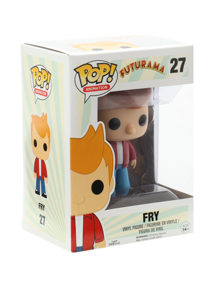 Funko POP TV: Futurama - Fry Action Figure Collectible Toy for Fans | Perfect for Display, Gifts & Anime Collections