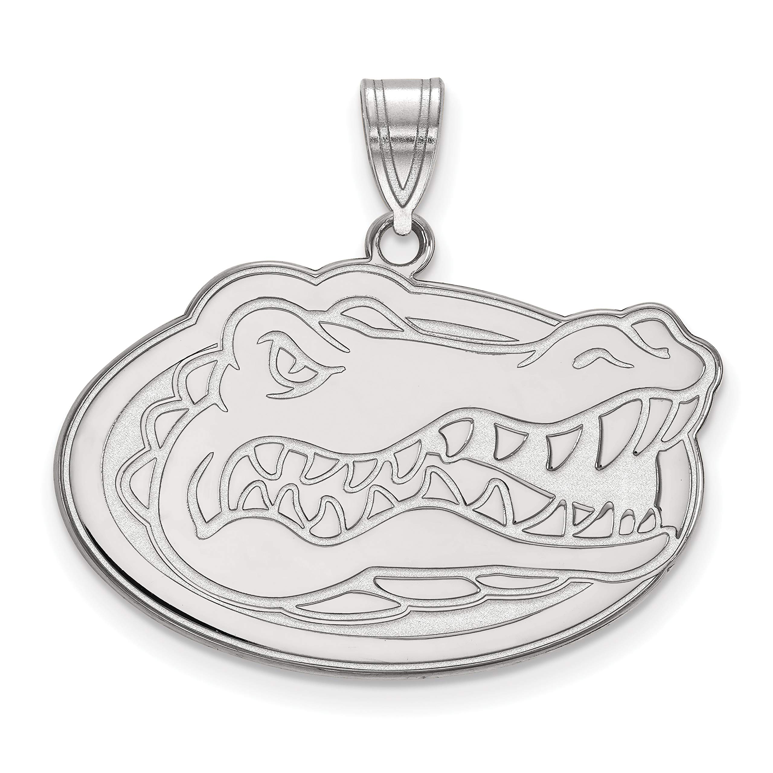 Sterling Silver University of Florida Gators Mascot Pendant Necklace - Perfect for Game Days, Alumni Gifts & School Spirit Jewelry