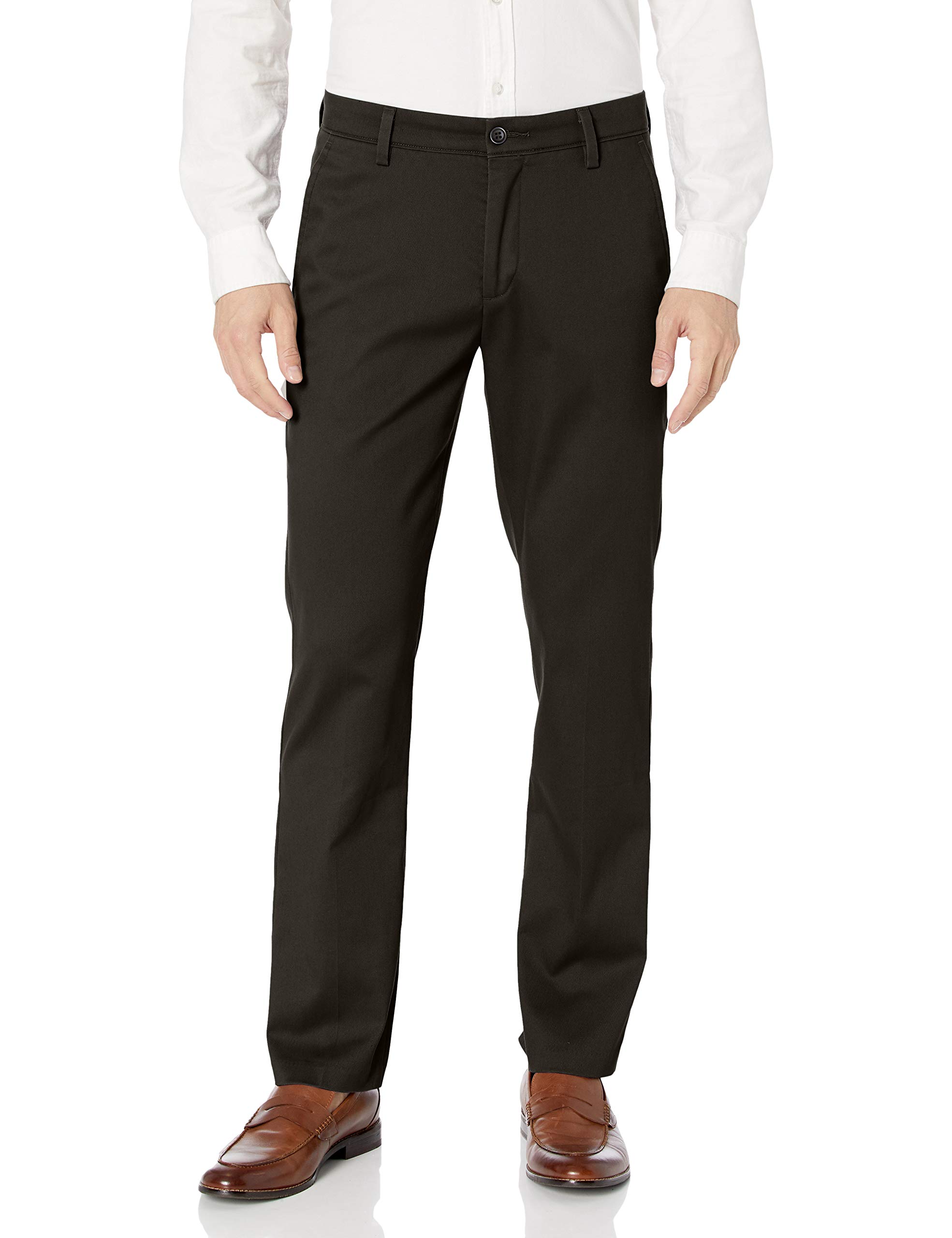 Dockers Men's Slim Fit Easy Khaki Pants - Comfortable Stretch Dress Pants for Office, Business Casual & Travel | Wrinkle-Resistant & Lightweight