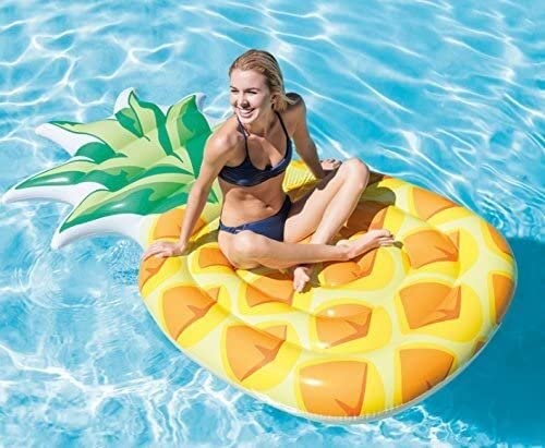 **Inflatable Pineapple Pool Floats for Adults - Summer Beach Party Tube, Swimming Pool Lounge Float, Vacation Water Fun (Color: Pineapple Floating Row) - Perfect for Pool Parties, Beach Relaxation & Summer Getaways**