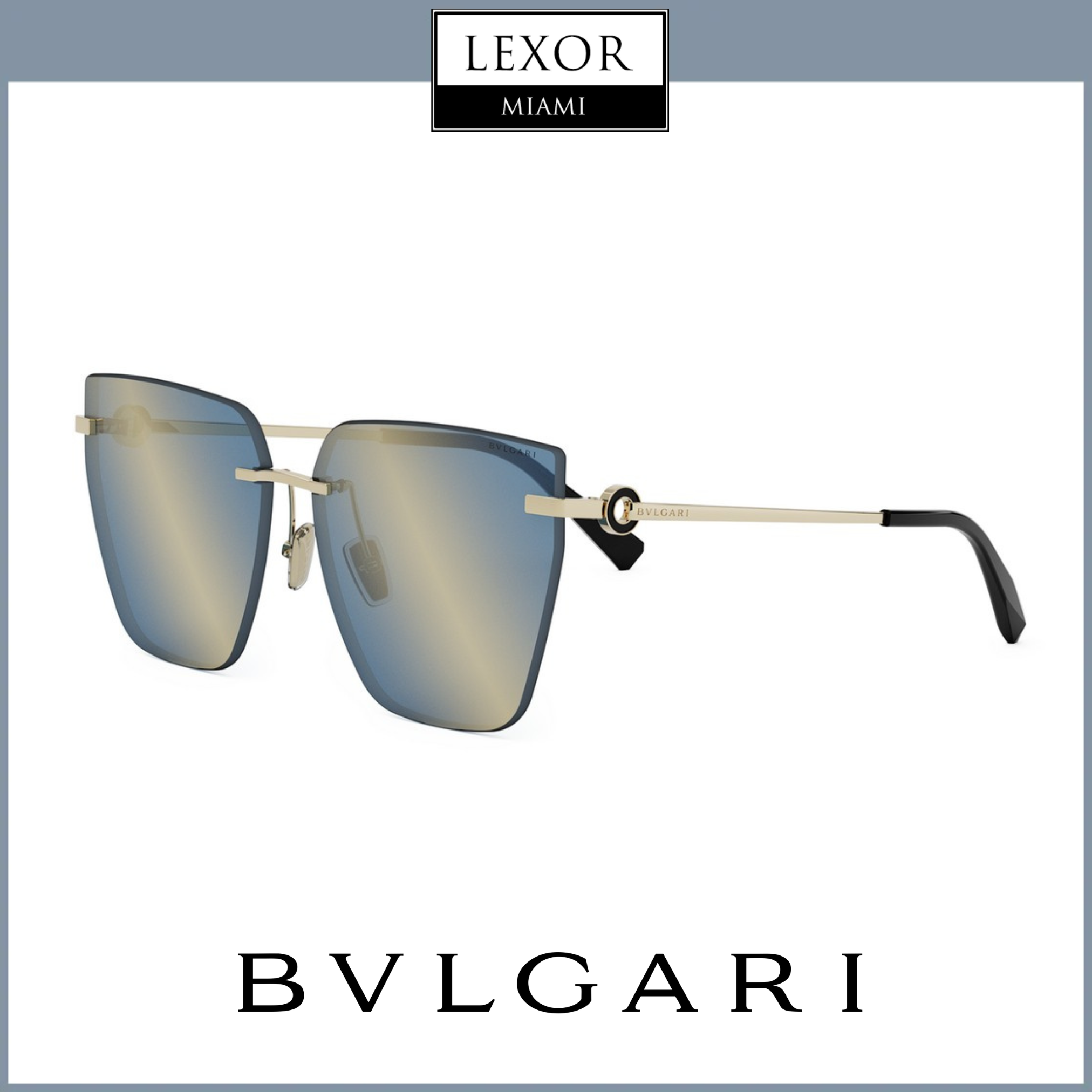Bvlgari BV40012U 6133X Luxury Sunglasses for Women - UV Protection & Fashion Eyewear - Perfect for Beach, Driving & Outdoor Activities