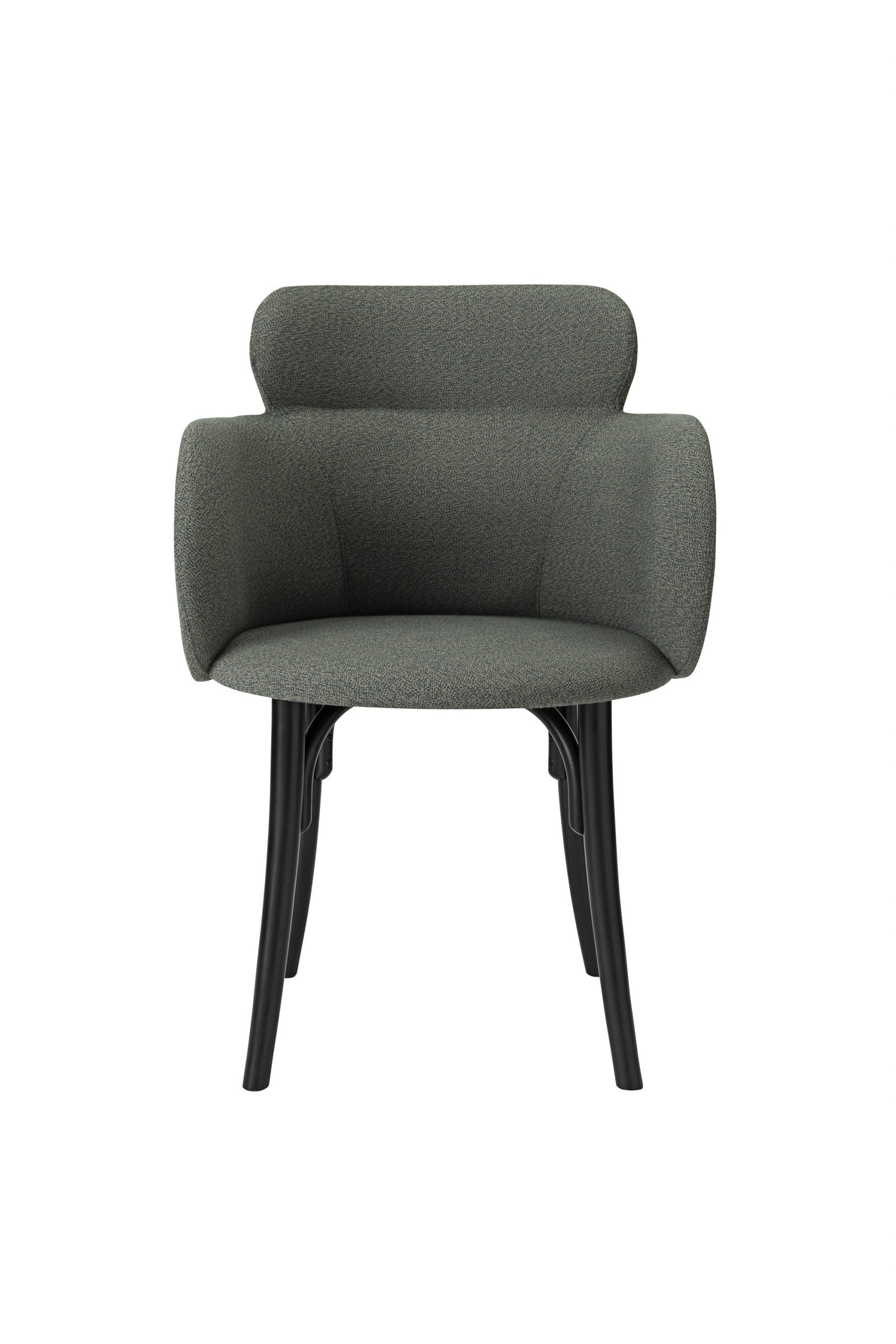 GTV Malit Bentwood Armchair - Modern Wooden Dining Chair with Curved Back - Perfect for Kitchen, Dining Room & Office Workspace