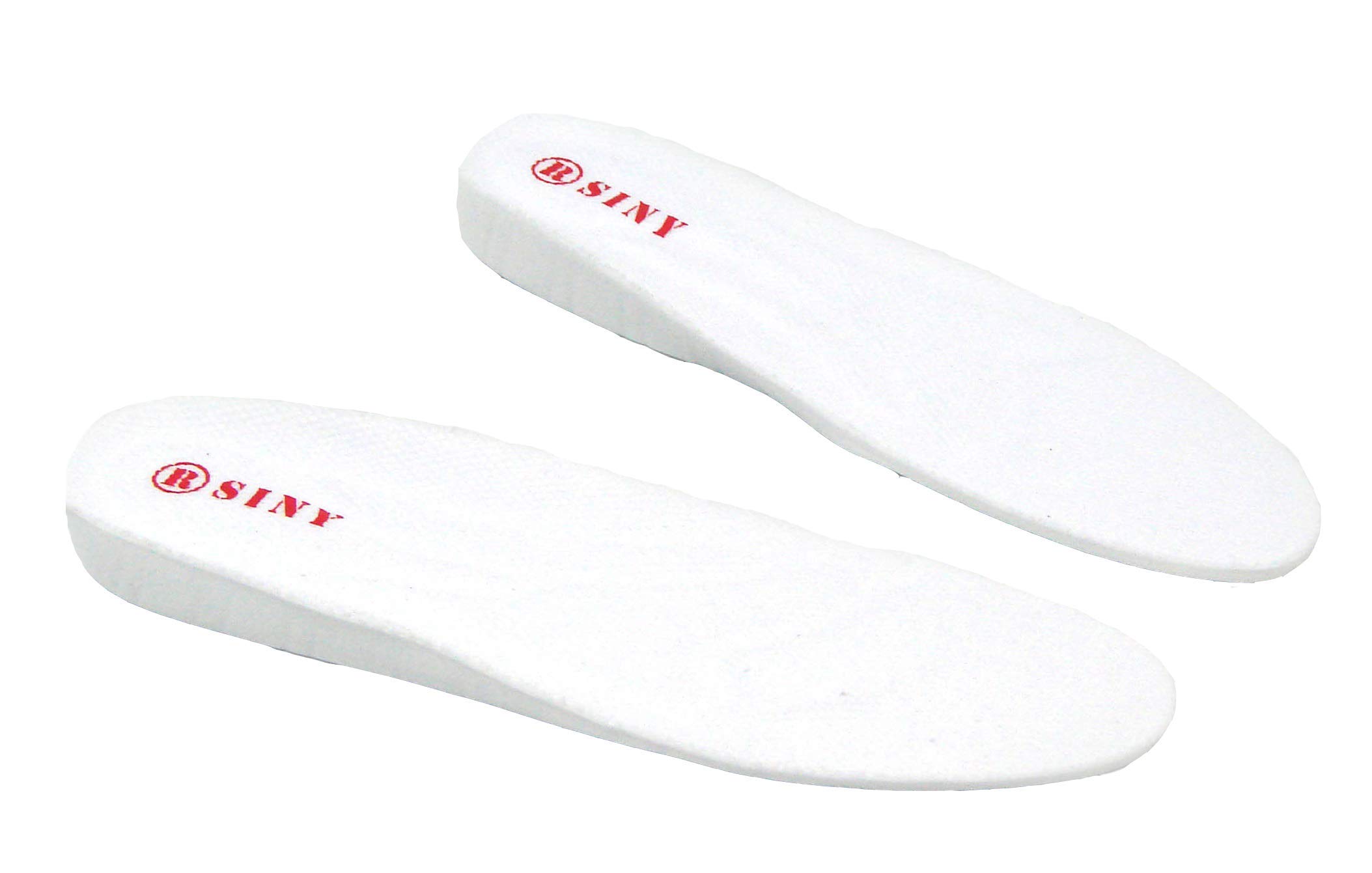 SINY 1.2 Inch (3cm) Height Increase Insoles for Men - Full Length 1-Layer Shoe Cushion, Heel Lift Kit for Foot Comfort & Posture Support - Perfect for Dress Shoes, Boots & Everyday Wear to Look Taller