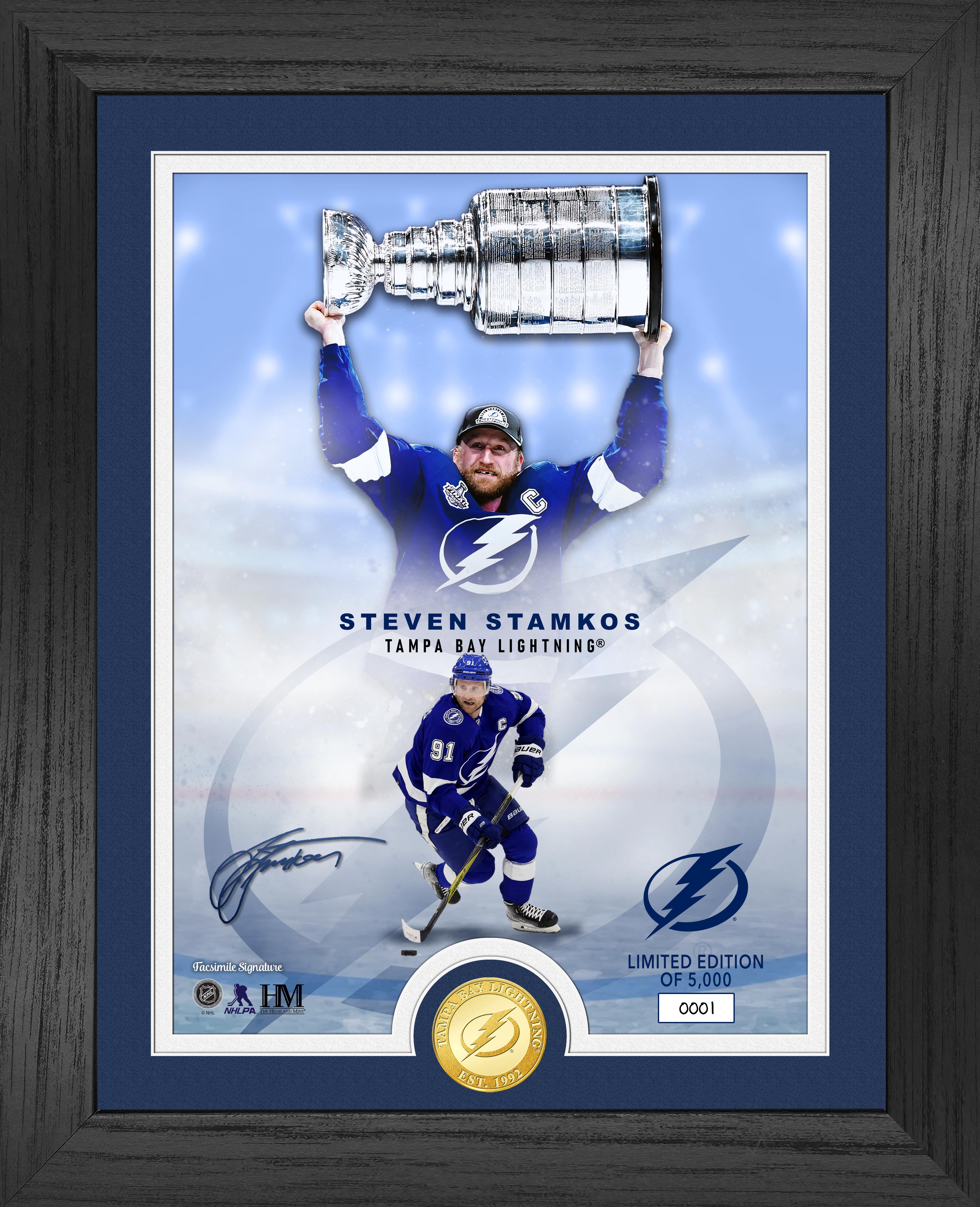 Tampa Bay Lightning Steven Stamkos Silver Commemorative Coin - Limited Edition NHL Hockey Collectible for Fans & Memorabilia Enthusiasts | Perfect for Display Cases, Sports Collections & Gift Giving