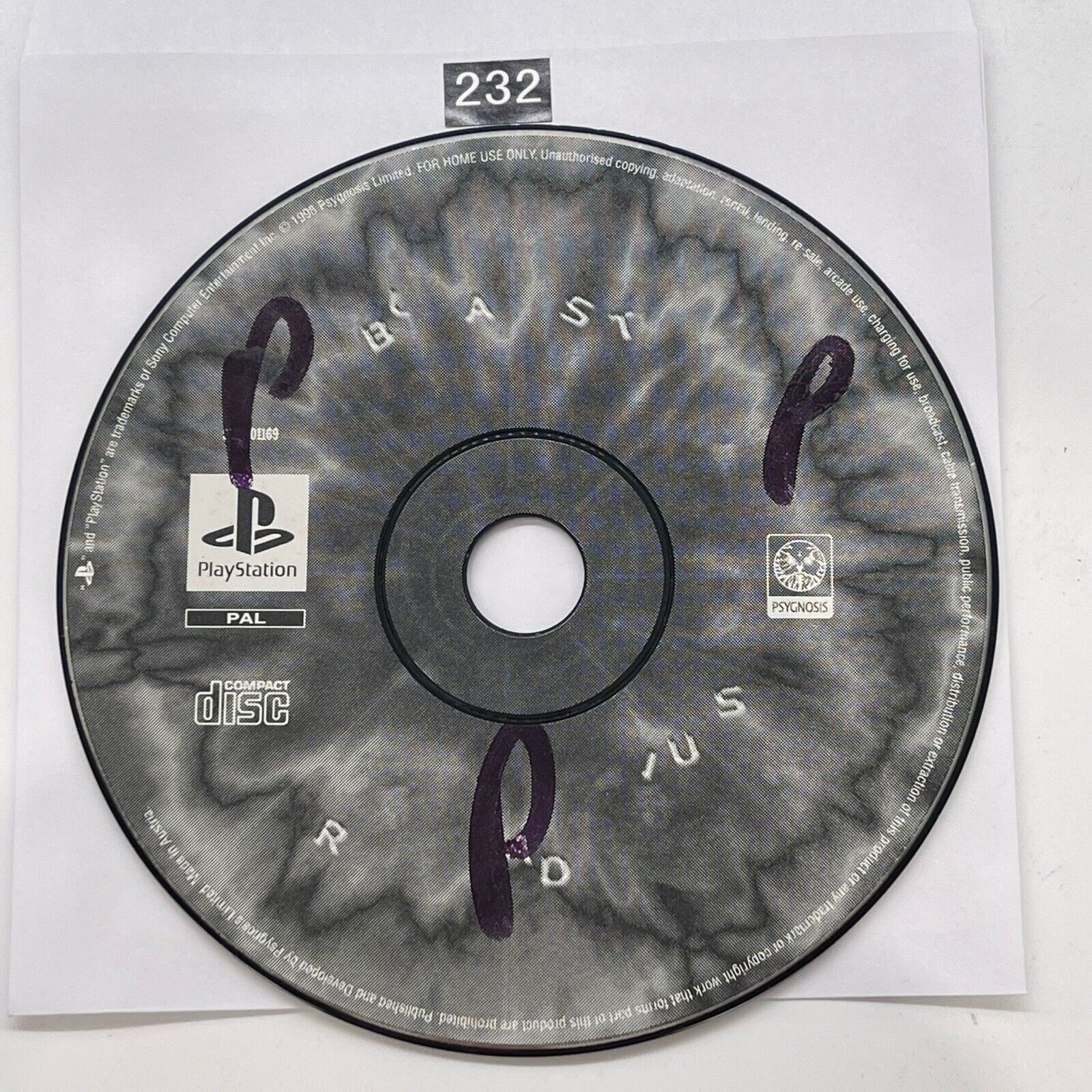 Original PlayStation 1 PS1 Game Disc - Blast Radius - Retro Gaming Collectible - Perfect for Classic Gaming Nights & Nostalgic Collections