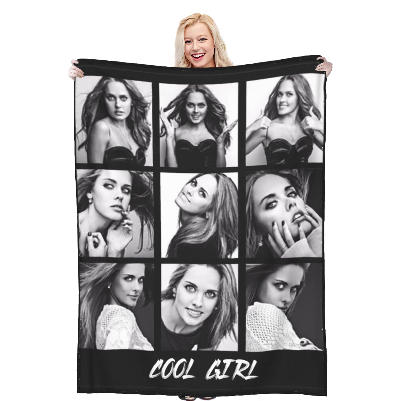 Custom Photo Blanket - Personalized Throw Blanket with Text & Pictures for Baby, Mother, Father, Friends, Lover, Dog & Pet - Unique Birthday Gift for Home Decor, Anniversary, Christmas & Special Occasions