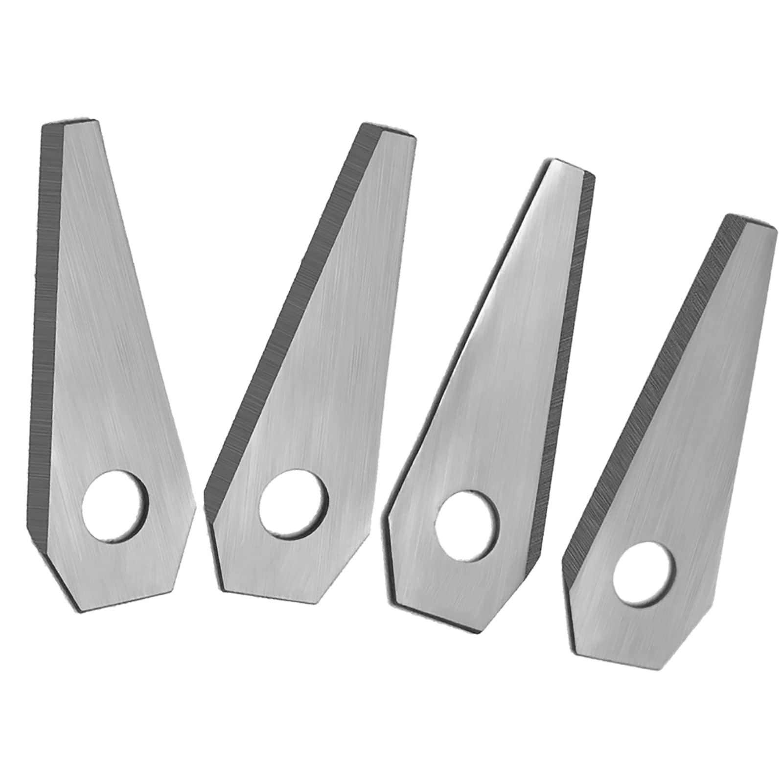 30PCS Trimmer Blades for Husqvarna Automower - Lawn Mower Replacement Cutter Pieces - Compatible with Garden Robotic Lawnmowers - Silver (Perfect for Lawn Maintenance & Grass Trimming)
