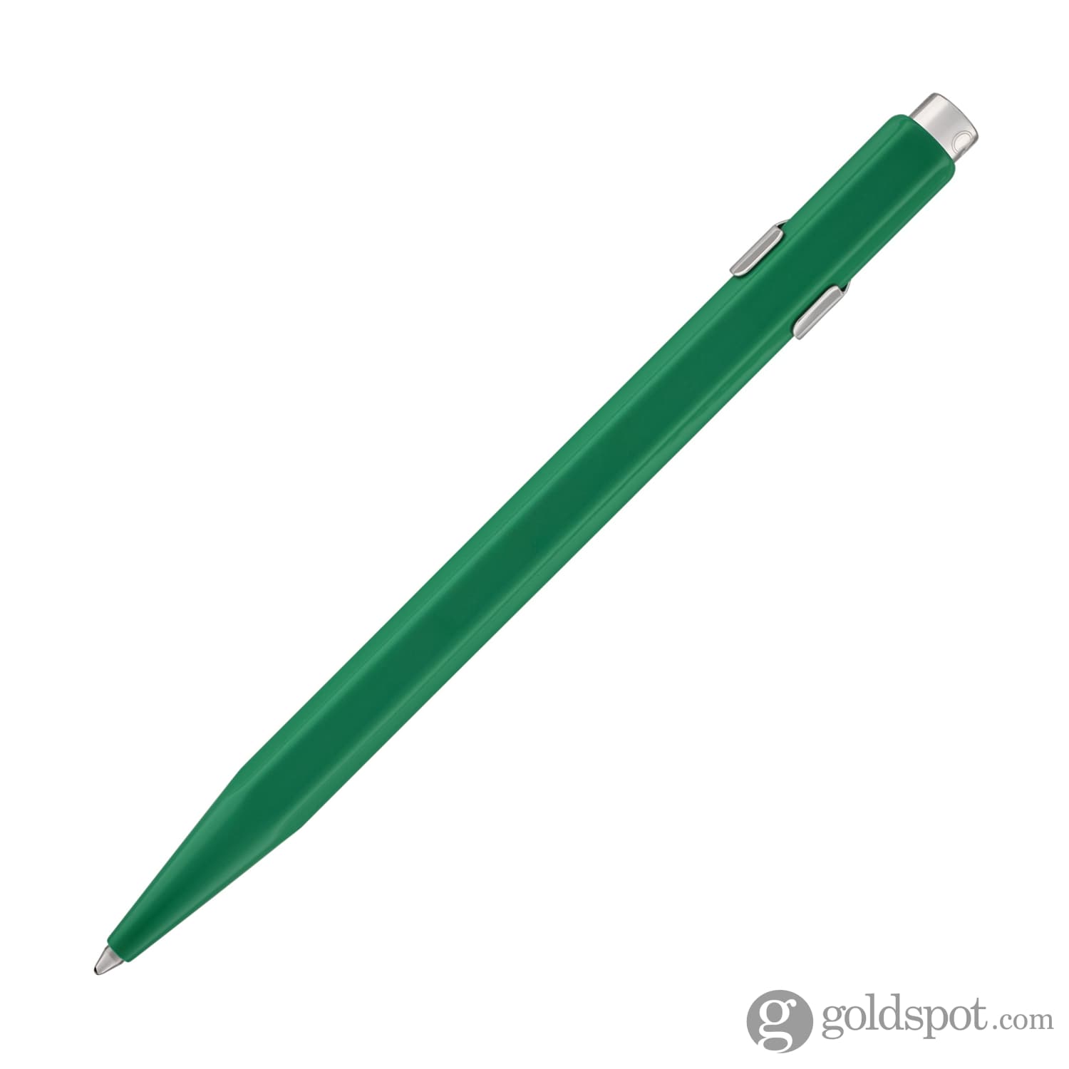Premium Caran d'Ache 849 Metal Ballpoint Pen - Green Luxury Writing Instrument for Office, Business & Gift Giving