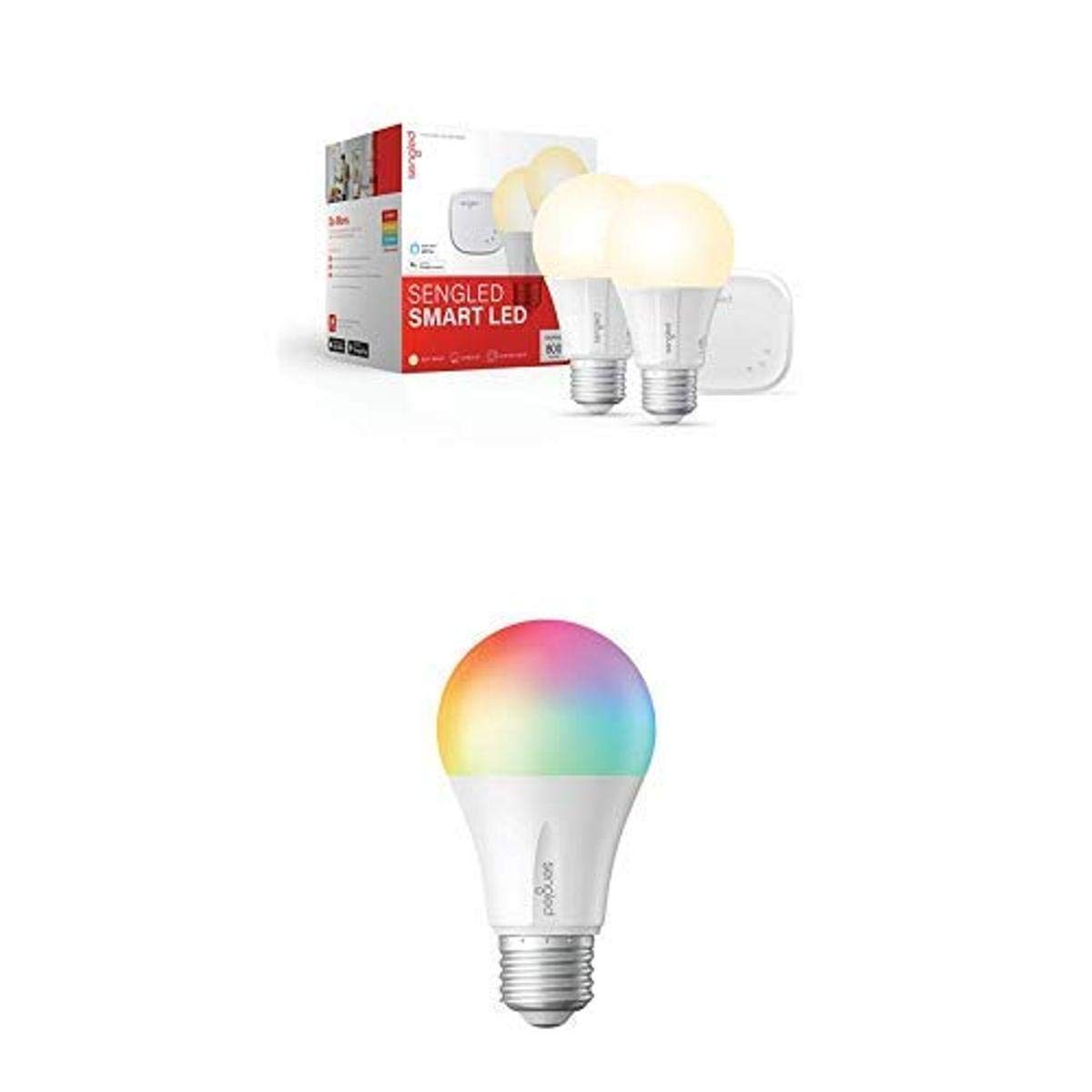 Sengled Smart LED Soft White & Multicolor Bulb Starter Kit - Smart Home Lighting for Living Room, Bedroom, Kitchen & Outdoor