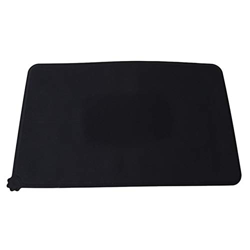**Waterproof Silicone Pet Feeding Mat - Non-Slip Dog & Cat Food Bowl Mat, Easy to Clean Solid Color Pet Pad for Messy Eaters - Perfect for Kitchen, Crate & Travel Use**