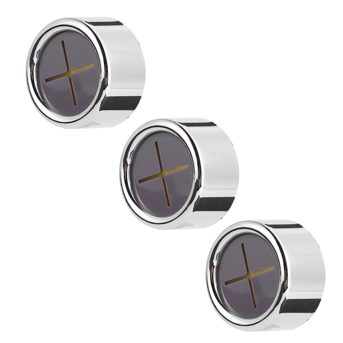 3-Pack Adhesive Wall Mounted Towel Hooks - Round Stainless Steel Kitchen & Bathroom Towel Rack for Cabinets, Doors - Perfect for Hanging Dish Towels, Hand Towels, Clothes in Home & Office