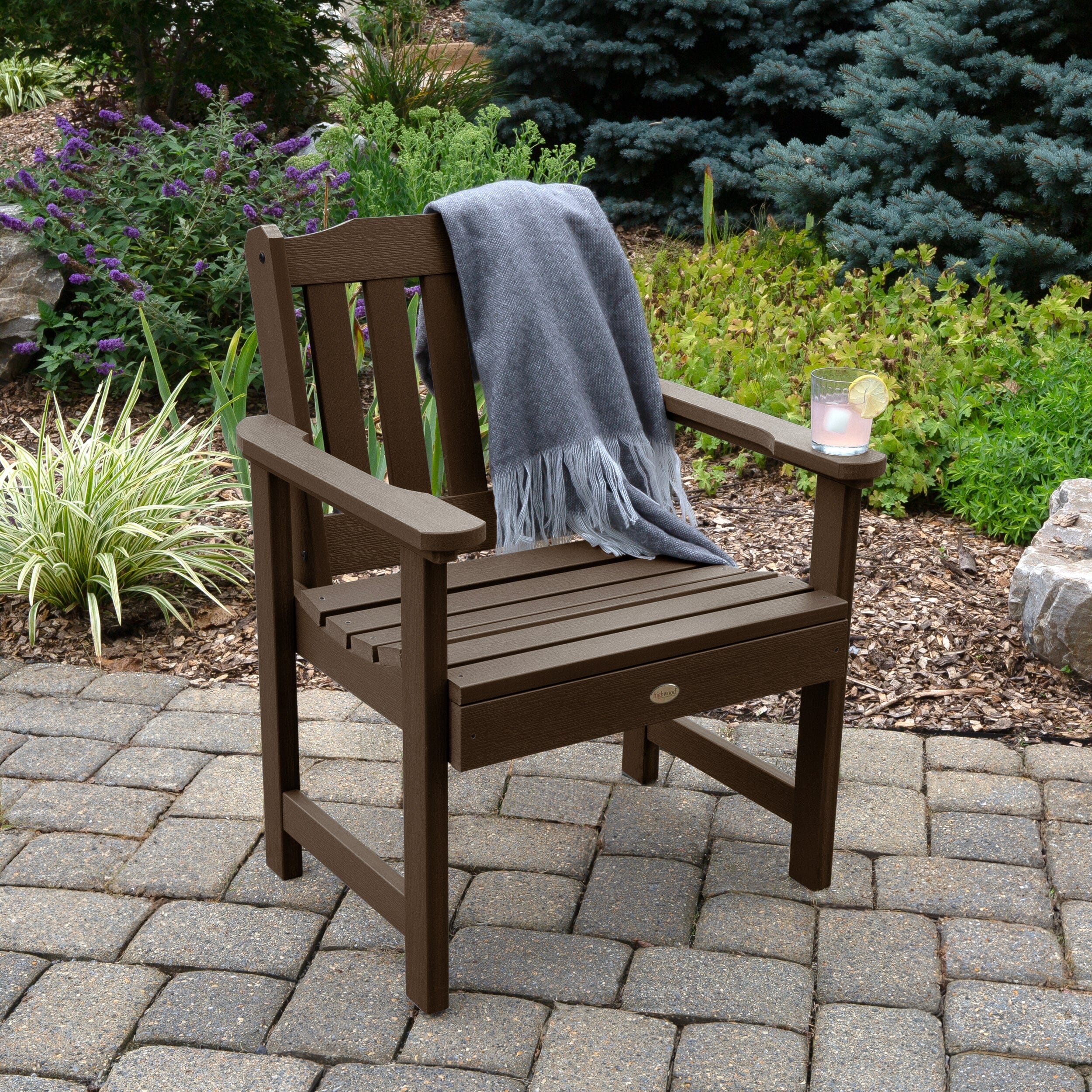 Lehigh Garden Chair - Outdoor Patio Furniture, Durable & Weather-Resistant for Backyard, Lawn, and Poolside Relaxation