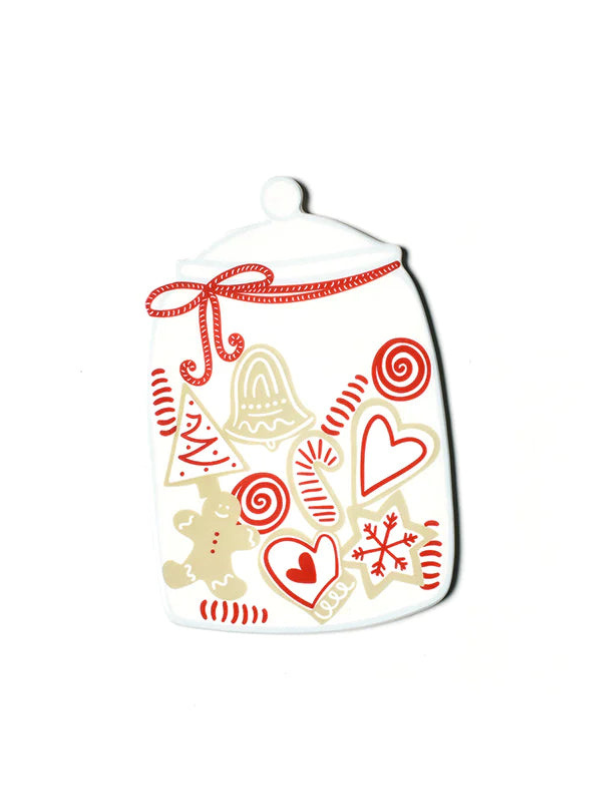 Happy Everything Large Cookie Jar Attachment - Airtight Storage for Cookies, Snacks & Baking Supplies | Perfect for Kitchen, Pantry & Gift Giving