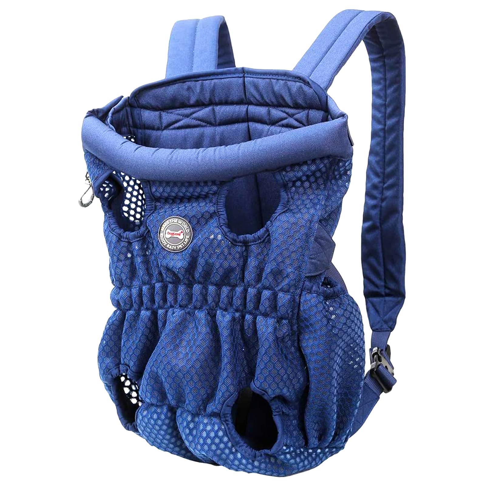 Hands-Free Pet Carrier Backpack for Small, Medium & Large Dogs - Ventilated Cat Travel Bag with Legs Out Front - Perfect for Walking, Hiking, Biking & Motorcycle Rides