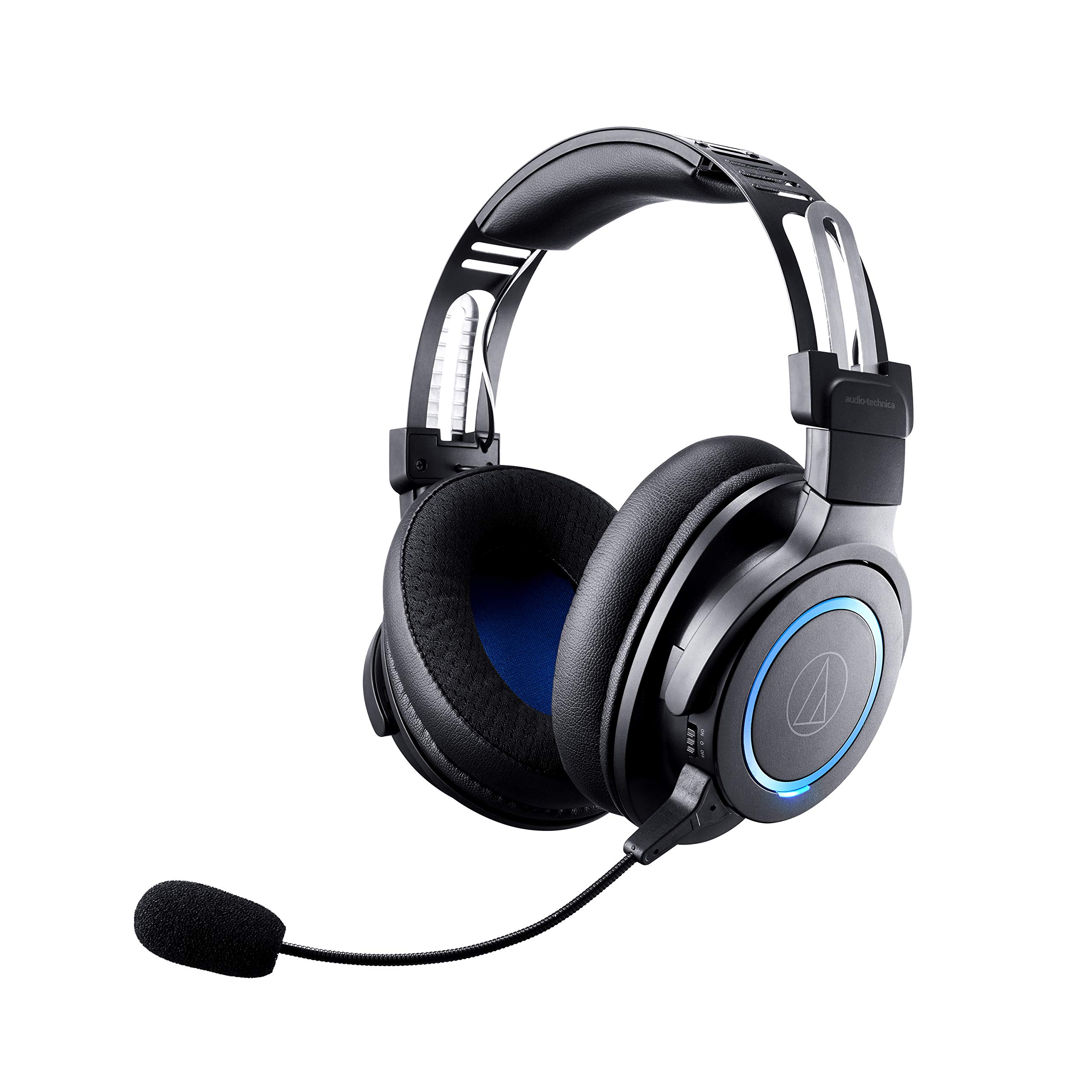 Audio-Technica ATH-G1WL Wireless Gaming Headset - Over-Ear Stereo Headphones with Mic, Black - Perfect for PC, PS4, Xbox & Streaming