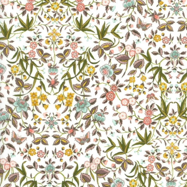 Liberty Tana Lawn Cotton Fabric 1204A Tapestry A - Premium Quality for Quilting, Dressmaking & Home Decor Projects