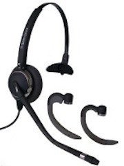Smith Corona Classic Ultra Convertible Headset with Direct Connect Cord - Noise Cancelling Office Headphones for Call Centers, Customer Service & Remote Work