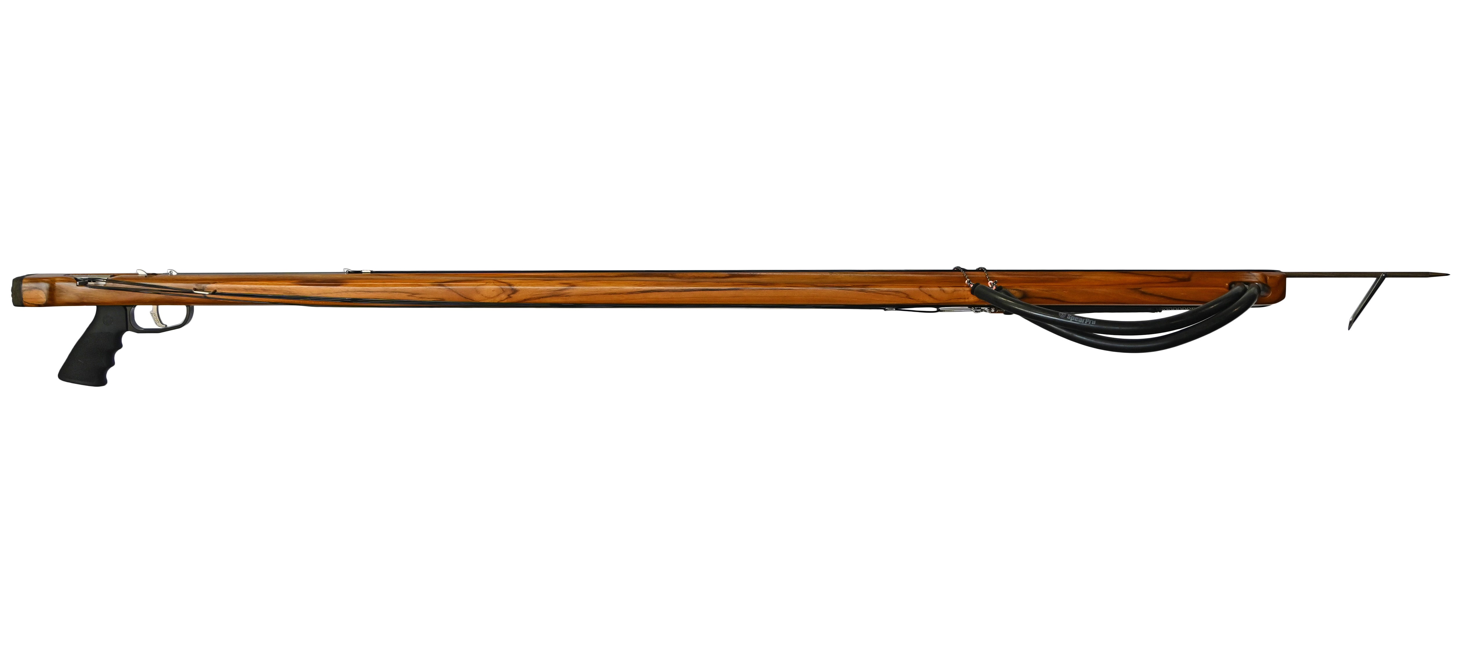 SpearPro Teak Euro Speargun - Enclosed Track Spearfishing Gun for Underwater Hunting | Durable Wooden Spear Gun for Ocean & Freshwater Fishing