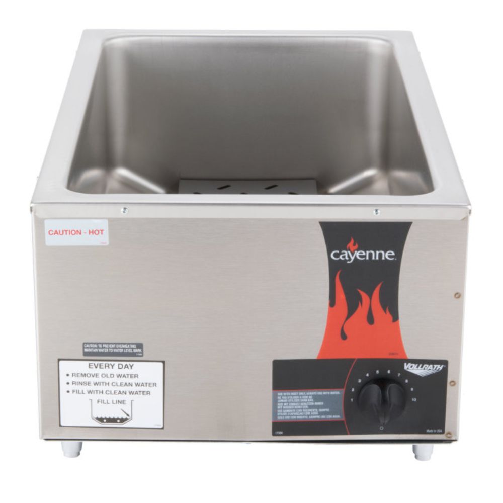 Vollrath Cayenne Full Size Food Pan Warmer - Heavy Duty 1440W 120V Commercial Food Warmer for Buffets, Catering & Restaurants