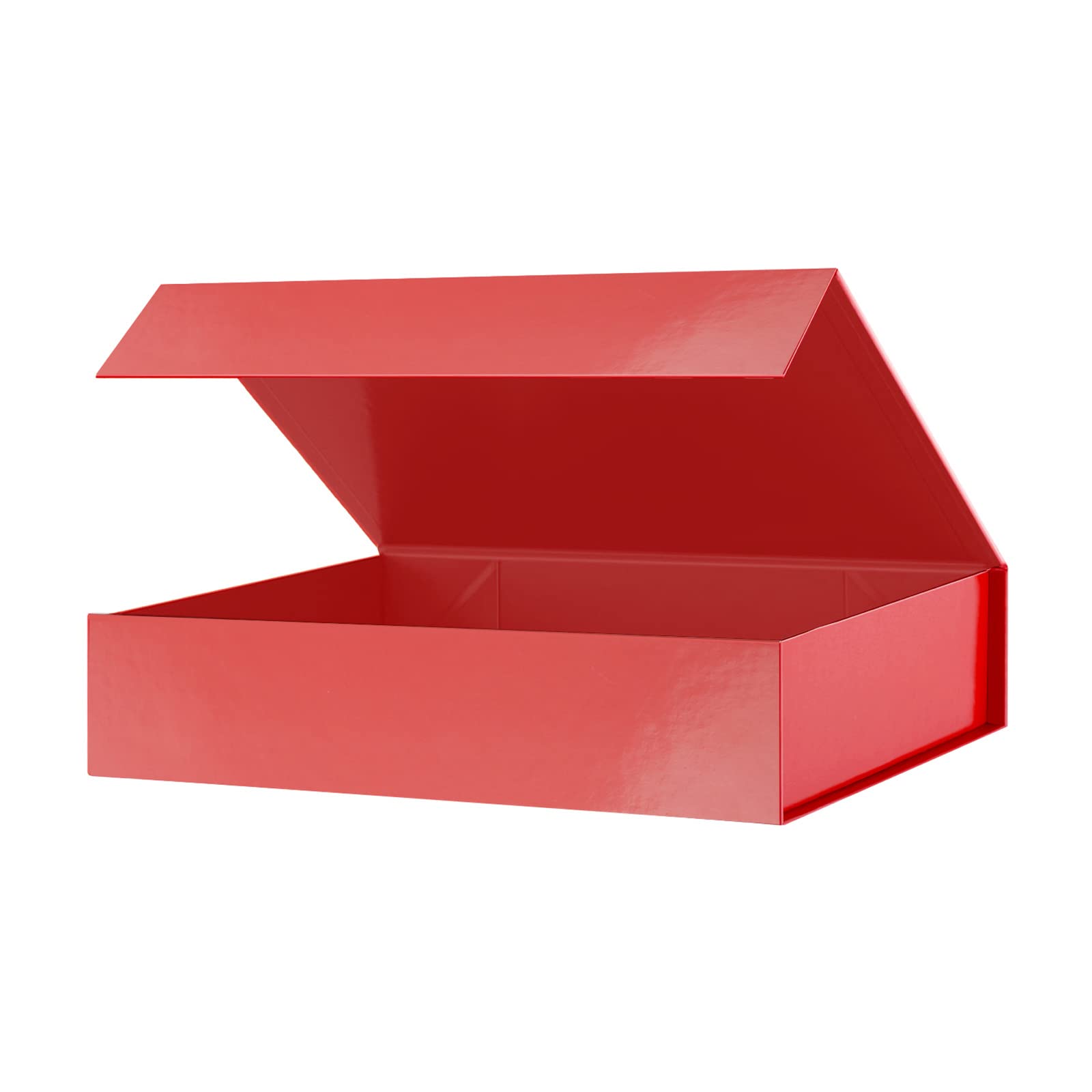 JINGUAN 11x7.8x2.3 Inches Premium Gift Box with Magnetic Lid - Elegant Shirt & Coral Present Box for Birthday, Anniversary, Wedding Gifts | Perfect for Clothing, Jewelry & Luxury Gift Wrapping
