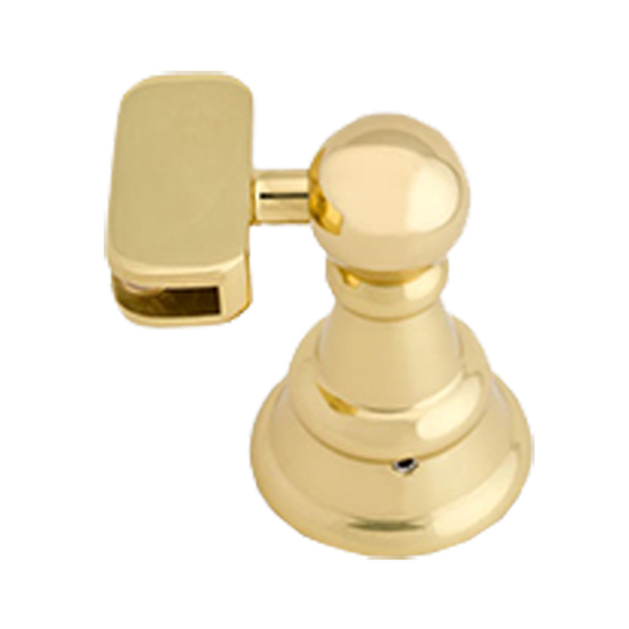 Afina Radiance Polished Brass Traditional Tilt Brackets - Heavy Duty Frameless Mirror Mounting Hardware for Bathroom, Bedroom & Living Room Decor