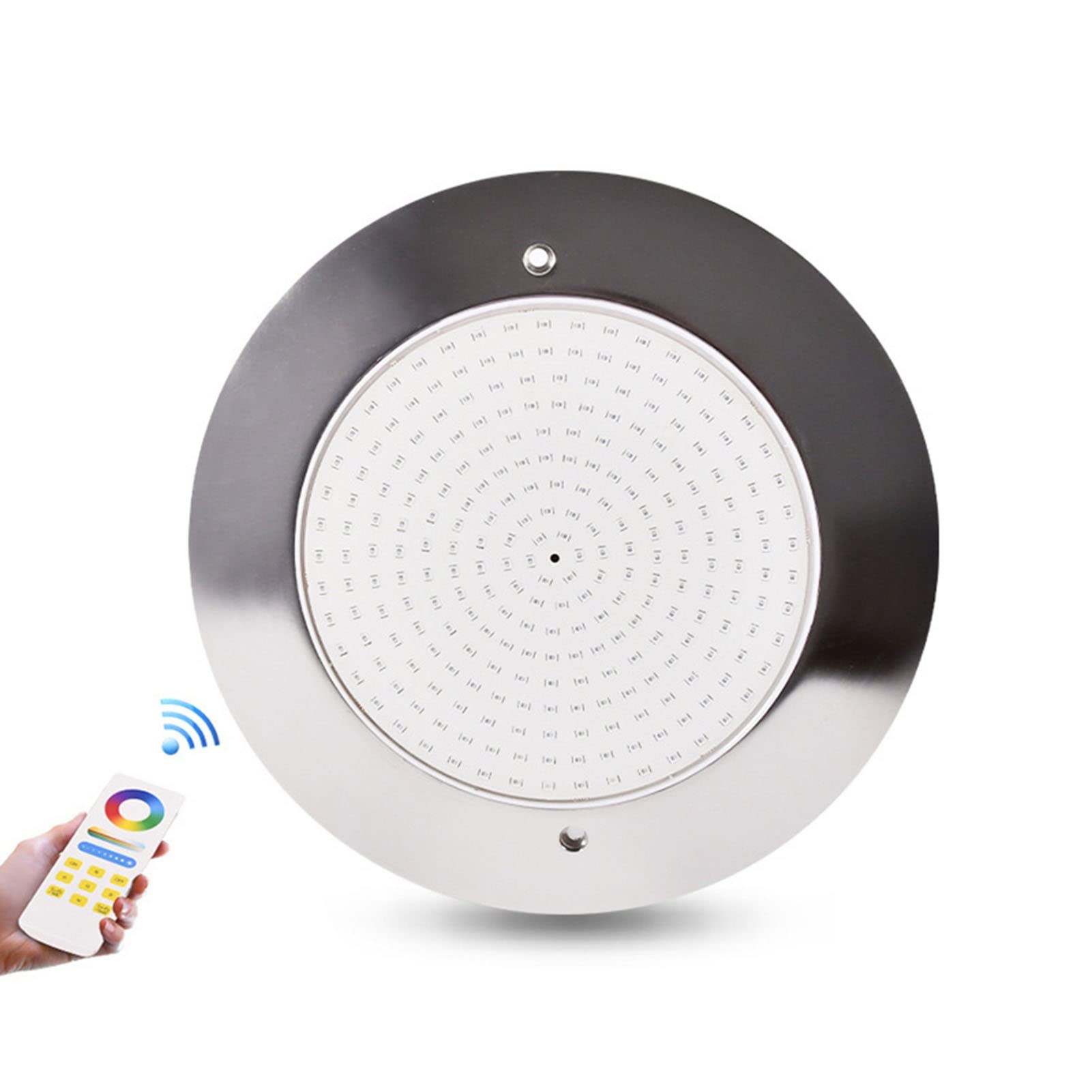GUODDM 18-35W Ultra Thin LED Swimming Pool Light - Waterproof Stainless Steel Underwater Light IP68 DC 12V for Landscape Lighting, Fountain & Water Features | Perfect for Pools, Gardens, and Outdoor Decoration
