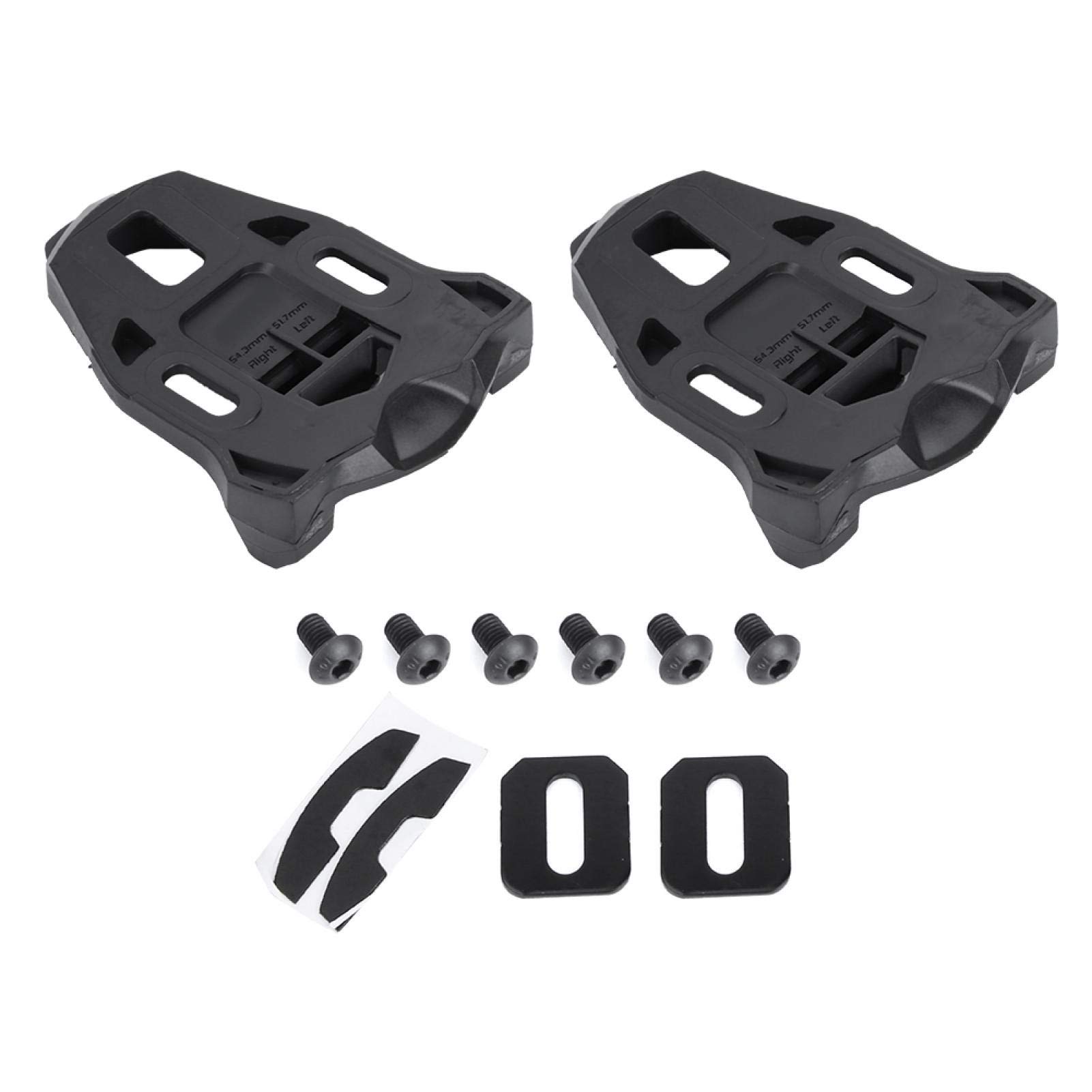 NITRIP Black Cycling Cleat Lock - Secure Bicycle Pedal Cleat for Stable Riding | Durable Plastic Bike Cleats for Road & Mountain Bikes | Perfect for Commuting, Training & Outdoor Cycling