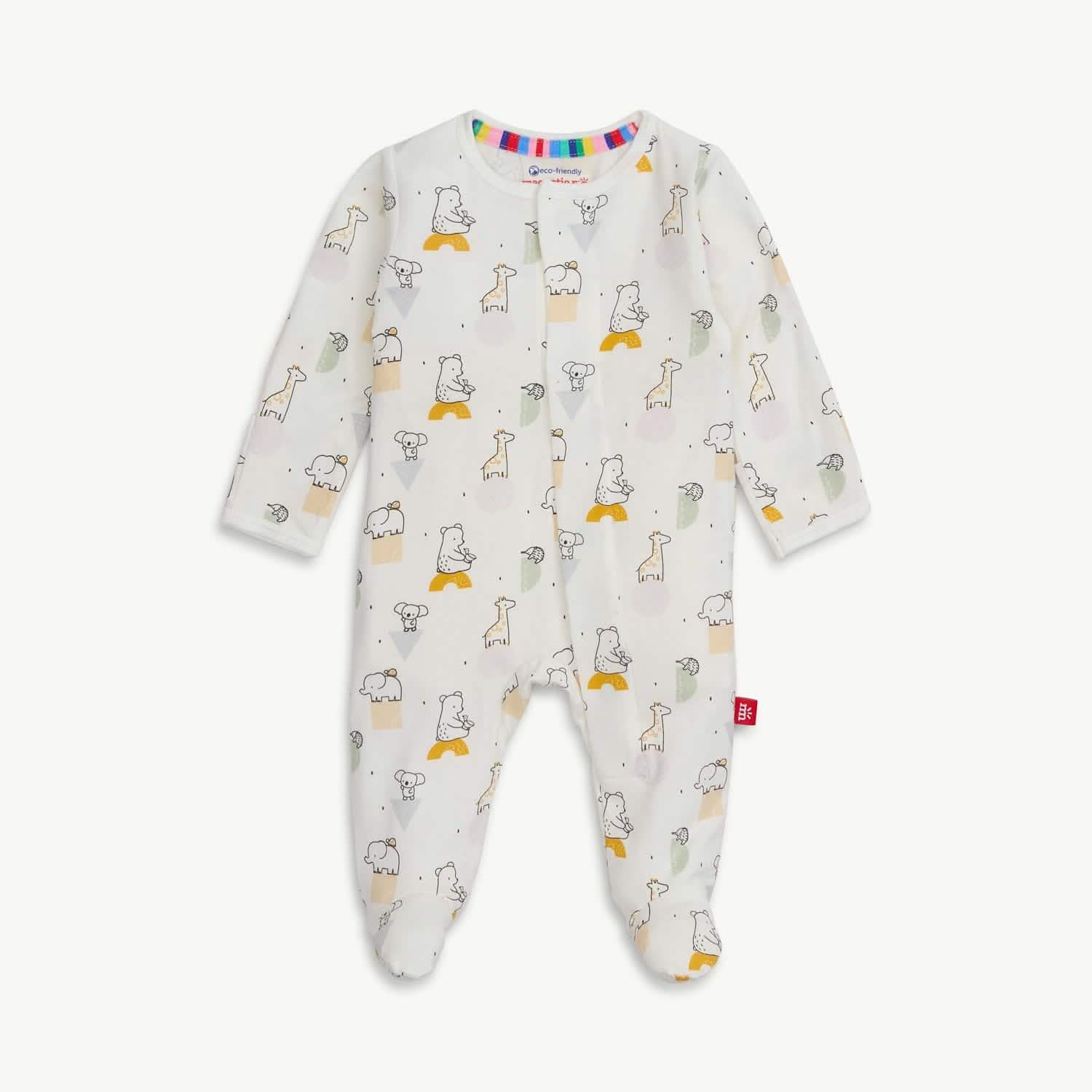 New Baby Modal Magnetic Footie Pajamas - Soft & Snug Infant Sleepwear for Boys & Girls - Perfect for Cozy Nights & Daytime Comfort