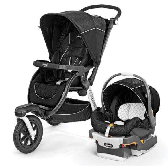 Chicco Activ3 Jogging Travel System - Lightweight Stroller with Car Seat for Babies & Toddlers | Perfect for Running, Traveling and Everyday Use