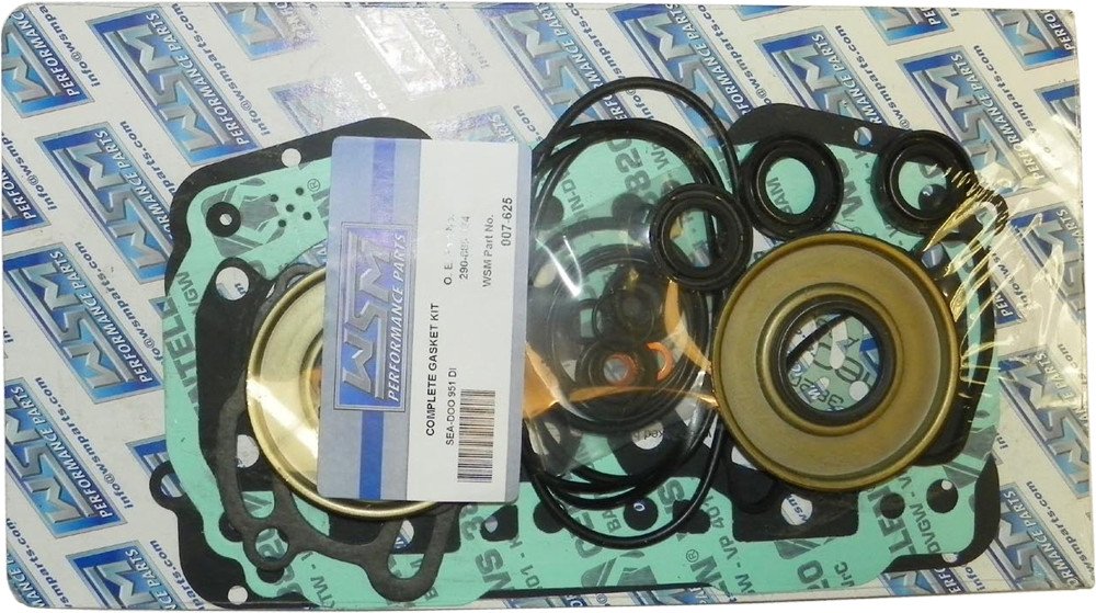 WSM Complete Gasket Kit for Small Engines - Replacement Gasket Set for Lawn Mowers, Generators & Power Equipment - Perfect for Engine Repair & Maintenance