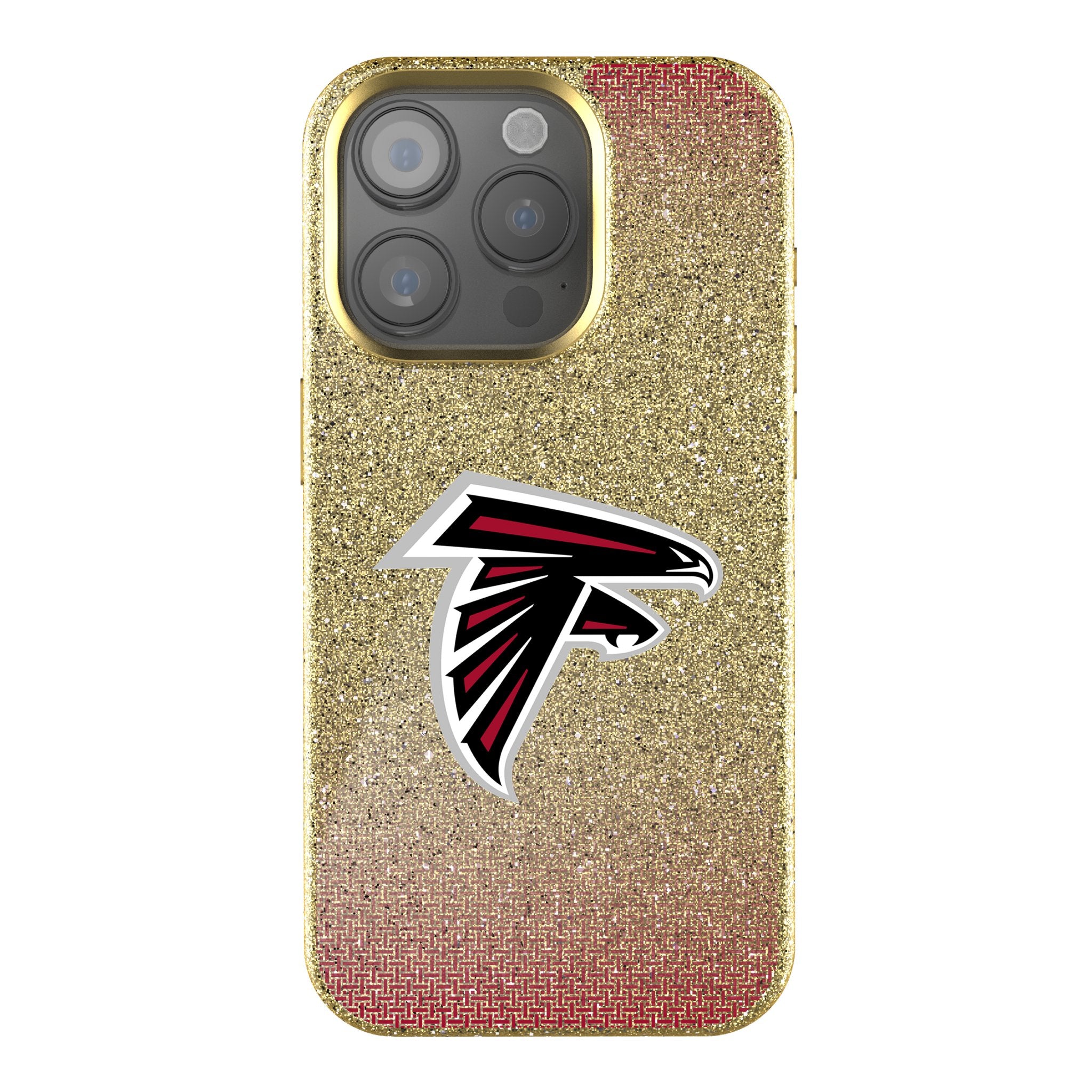 Atlanta Falcons Rhinestone Glitter Phone Case for iPhone 14 13 12 11 Pro Max XR - Luxury Sparkle Football Team Design - Perfect for Game Day & Falcons Fans