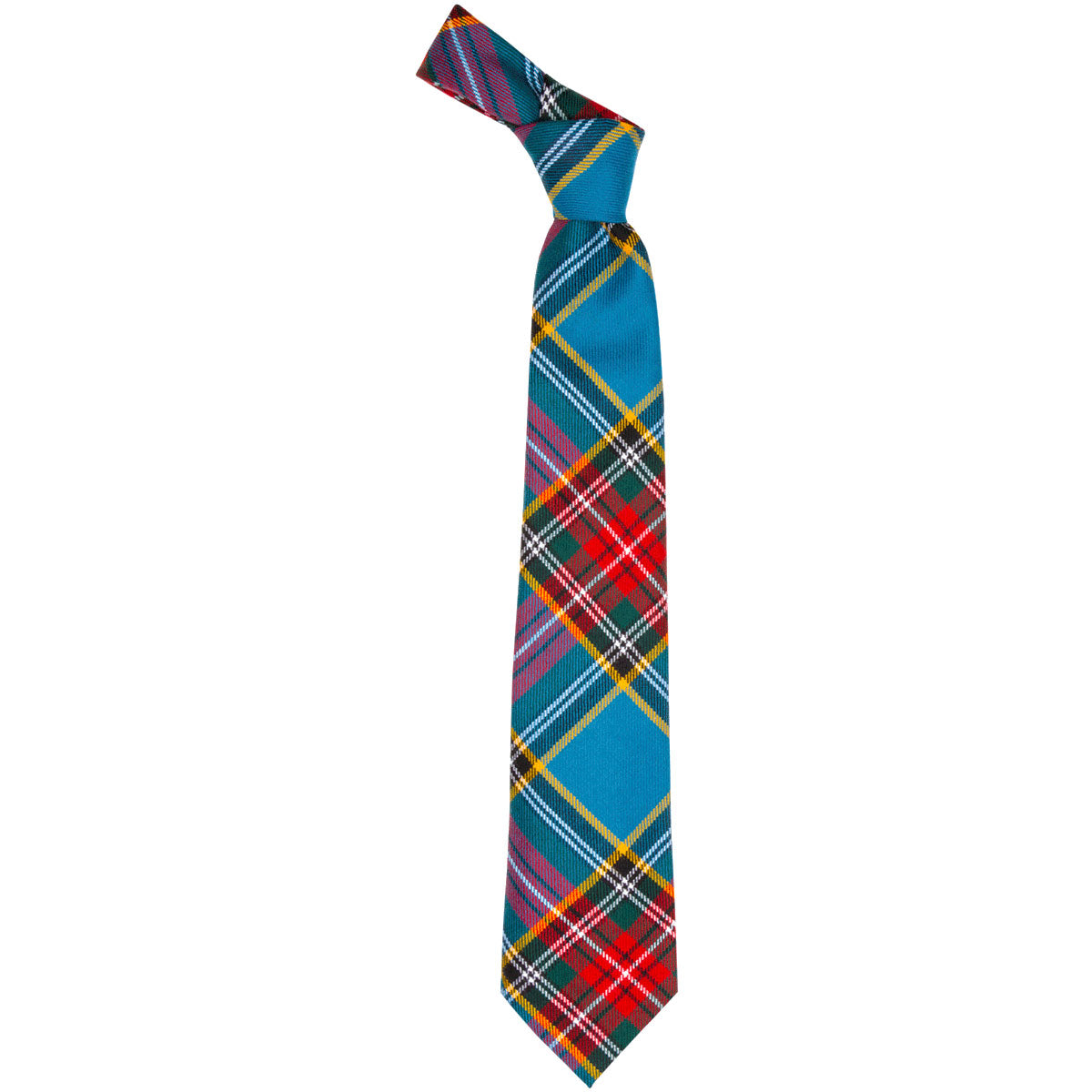 MacBeth Modern Tartan Tie for Men - Classic Plaid Necktie for Business, Weddings & Formal Events - Premium Wool Blend Fashion Accessory