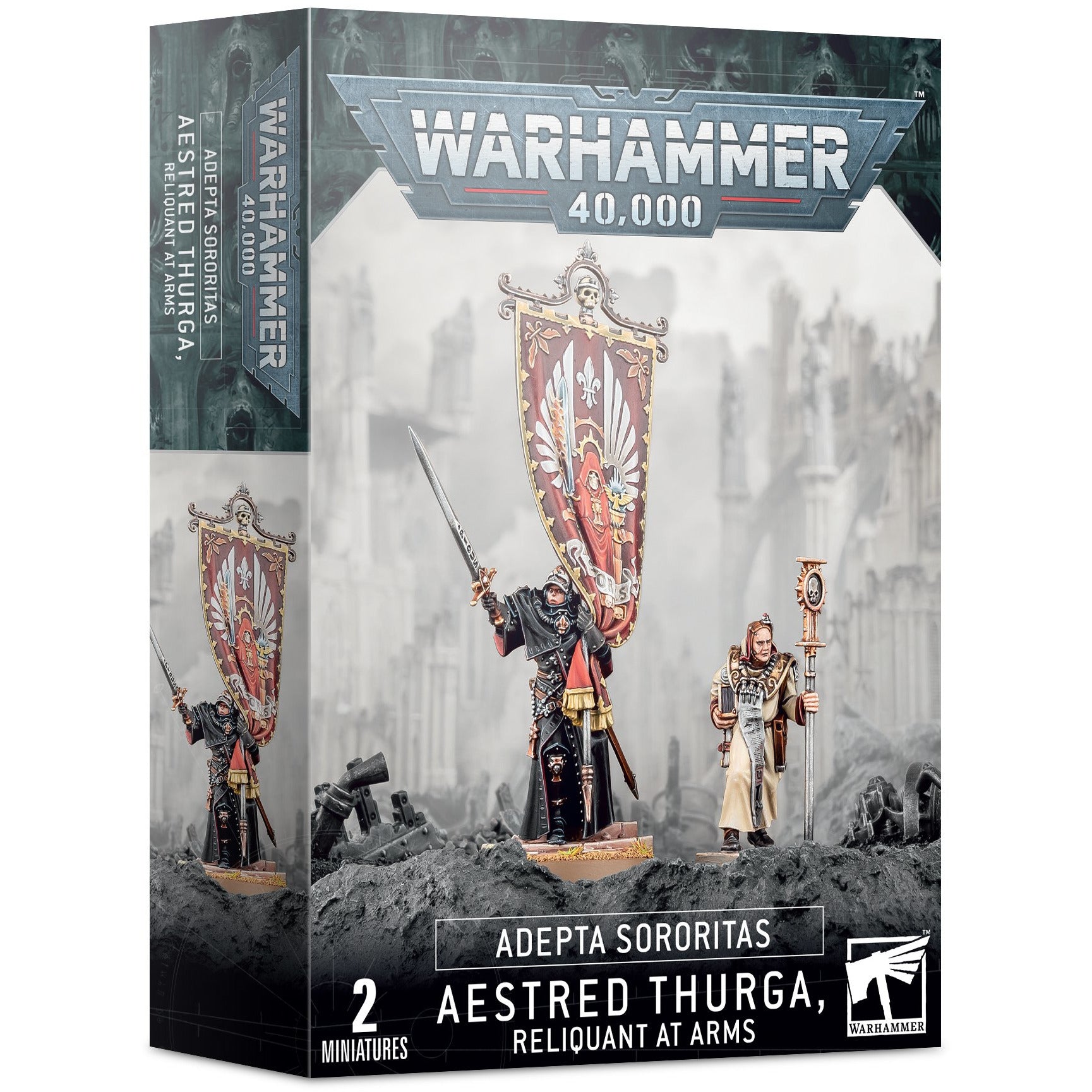 Adepta Sororitas Aestred Thurga Relicant at Arms - Warhammer 40K Miniature for Tabletop Gaming & Collecting