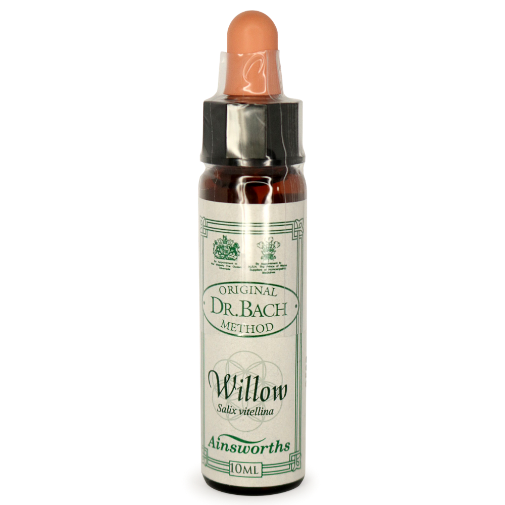 Ainsworths Bach Flower Essence Willow 10mL - Natural Emotional Remedy for Resilience & Positivity | Perfect for Stress Relief, Mood Balance & Daily Wellbeing