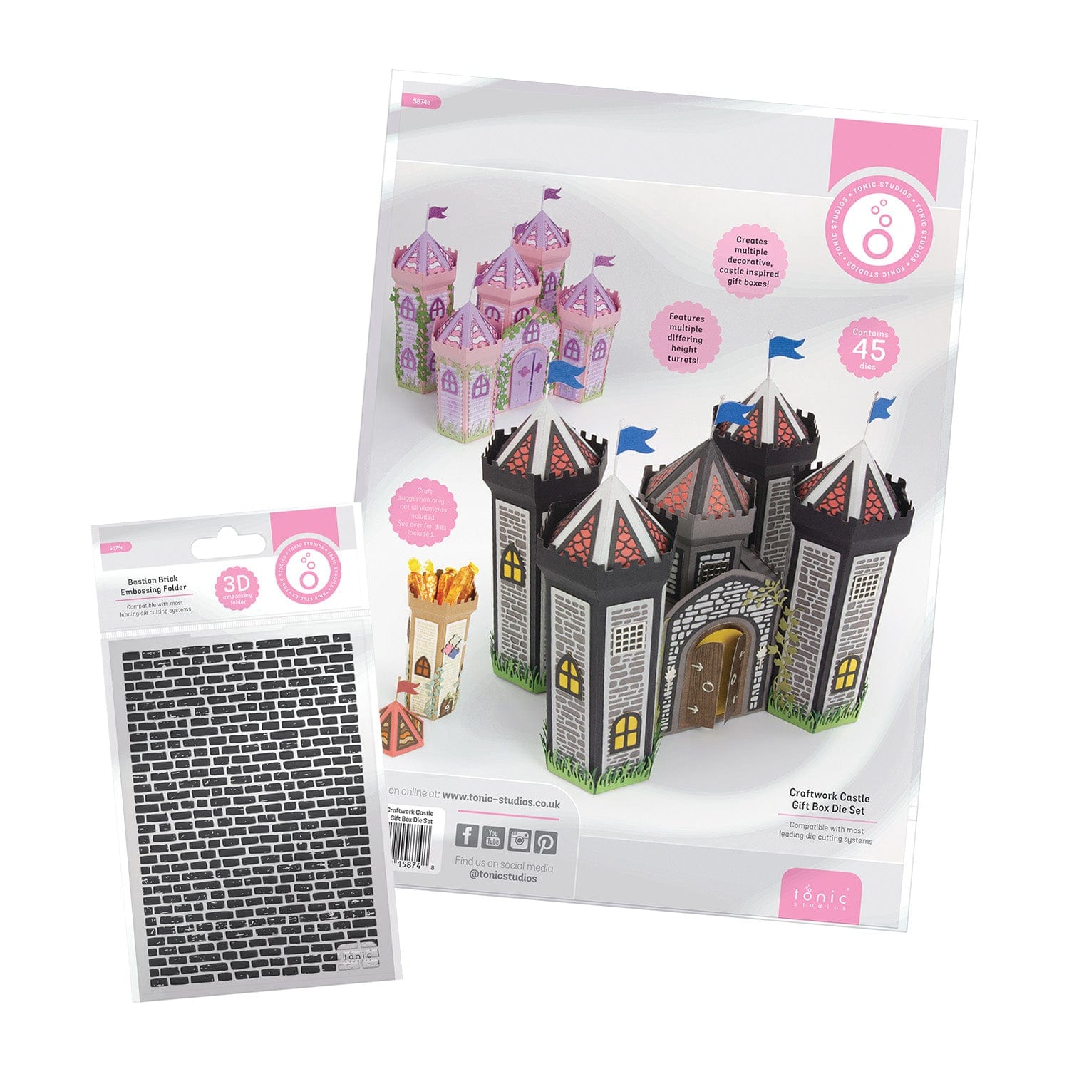 Handmade Craftwork Castle Gift Box Set - Perfect for Birthday, Wedding & Party Favors | Unique Decorative Storage Box Collection