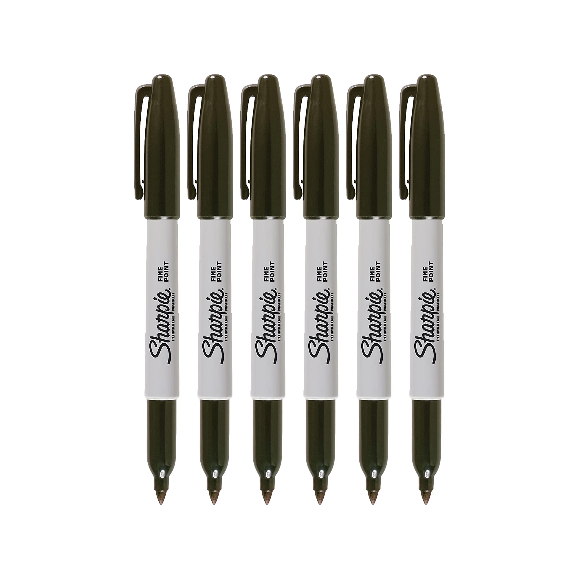 Sharpie Fine Point Permanent Markers - Black Ink (12 Pack) - Ideal for Office, School & Art Projects