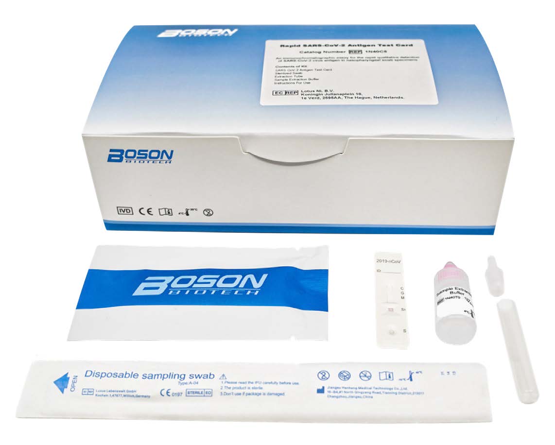 Boson Rapid Antigen Test Kit for COVID-19 - FDA Approved Home Testing Device - Accurate & Fast Results in 15 Minutes - Ideal for Travel, Work, and Family Health Monitoring